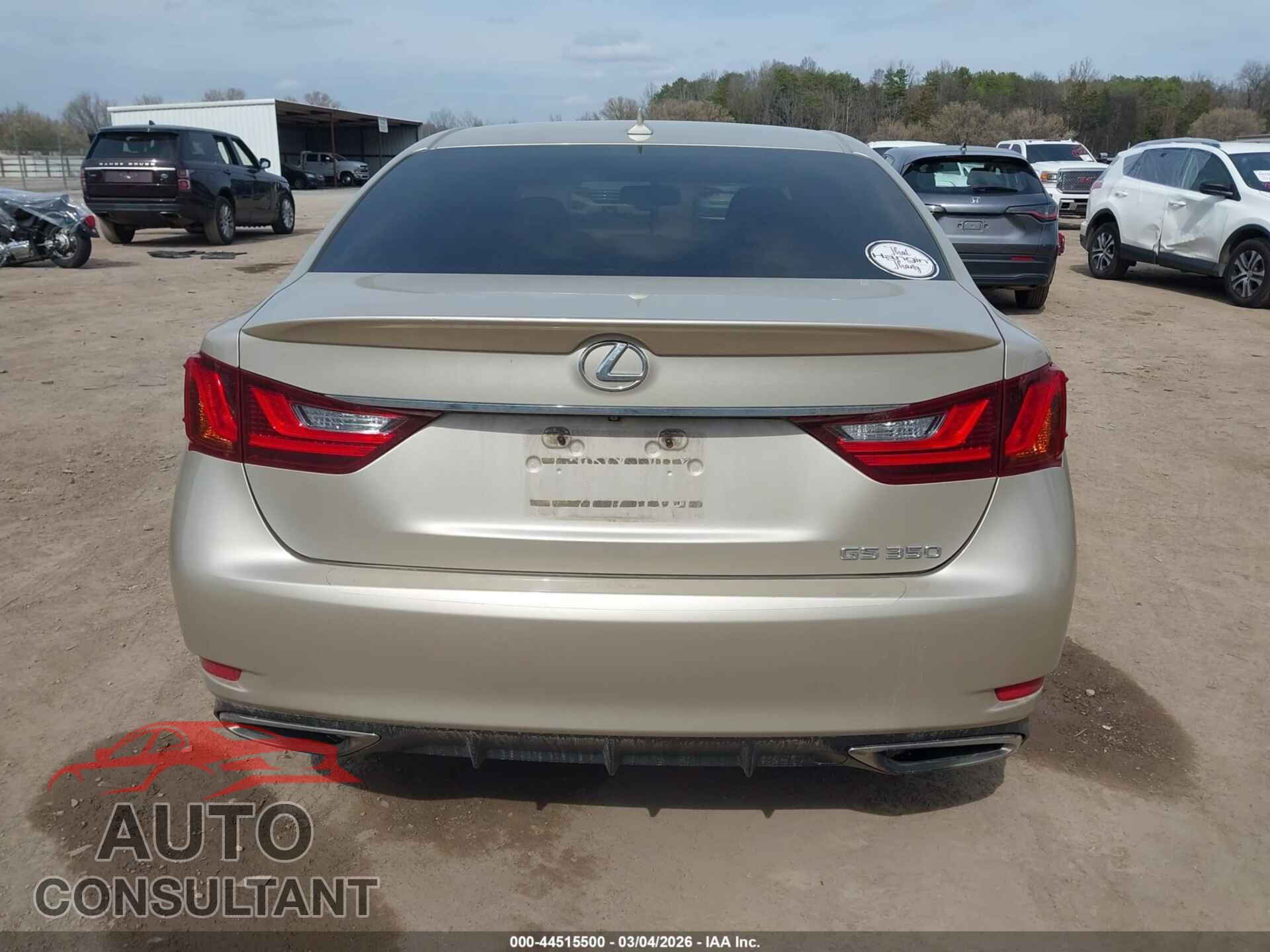 LEXUS GS 350 2013 - JTHBE1BL9D5006538