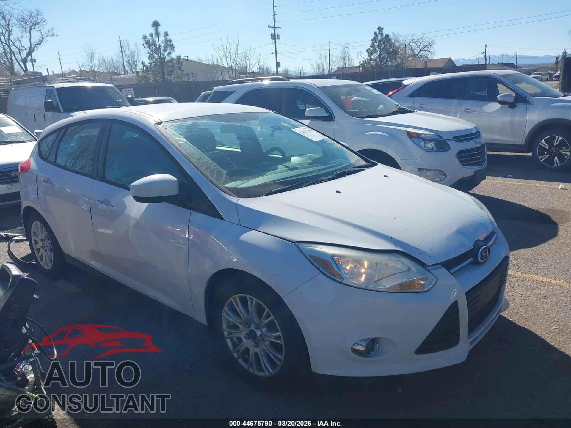 FORD FOCUS 2012 - 1FAHP3K20CL405850