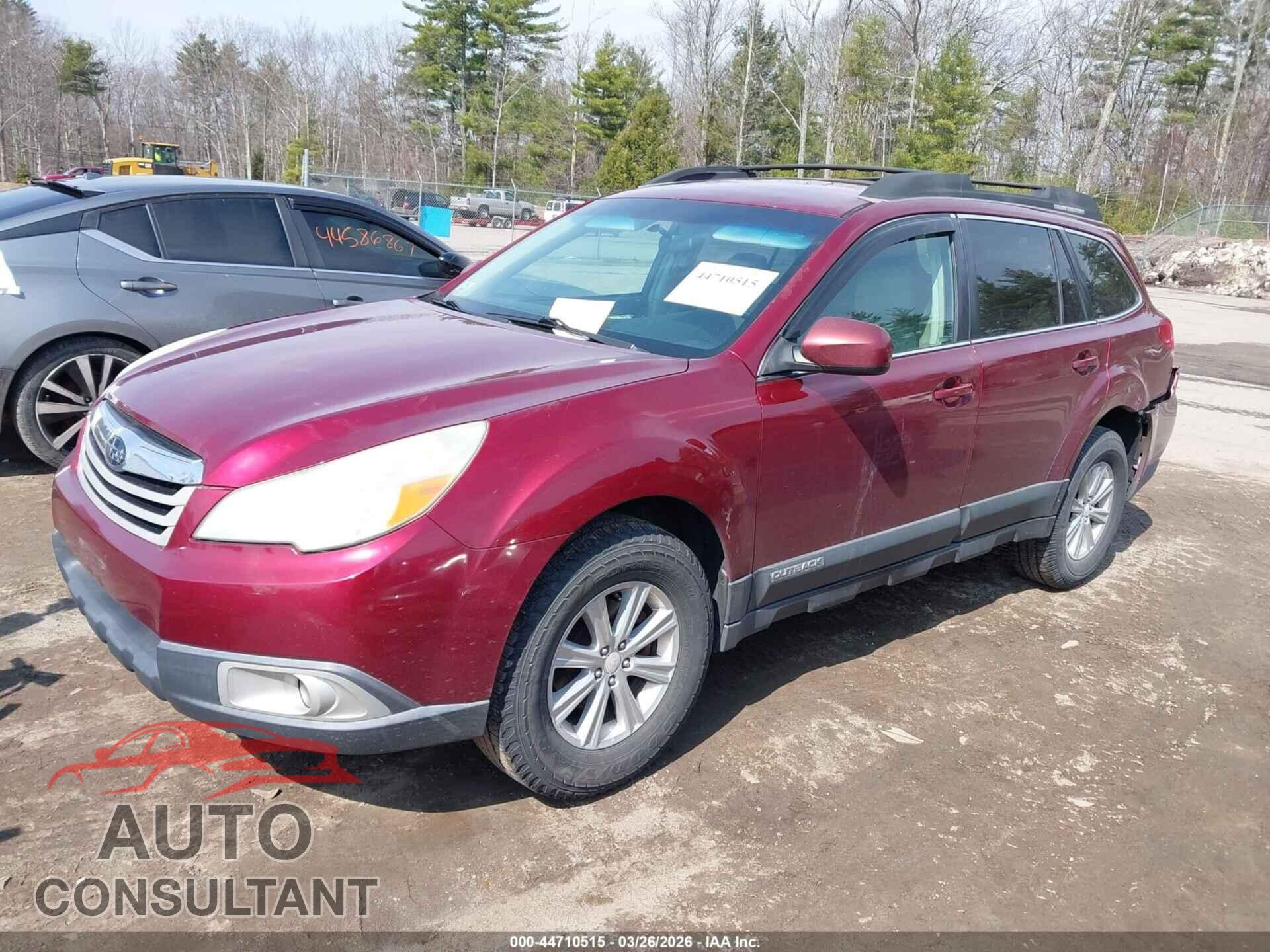 SUBARU OUTBACK 2011 - 4S4BRBCC8B1383260