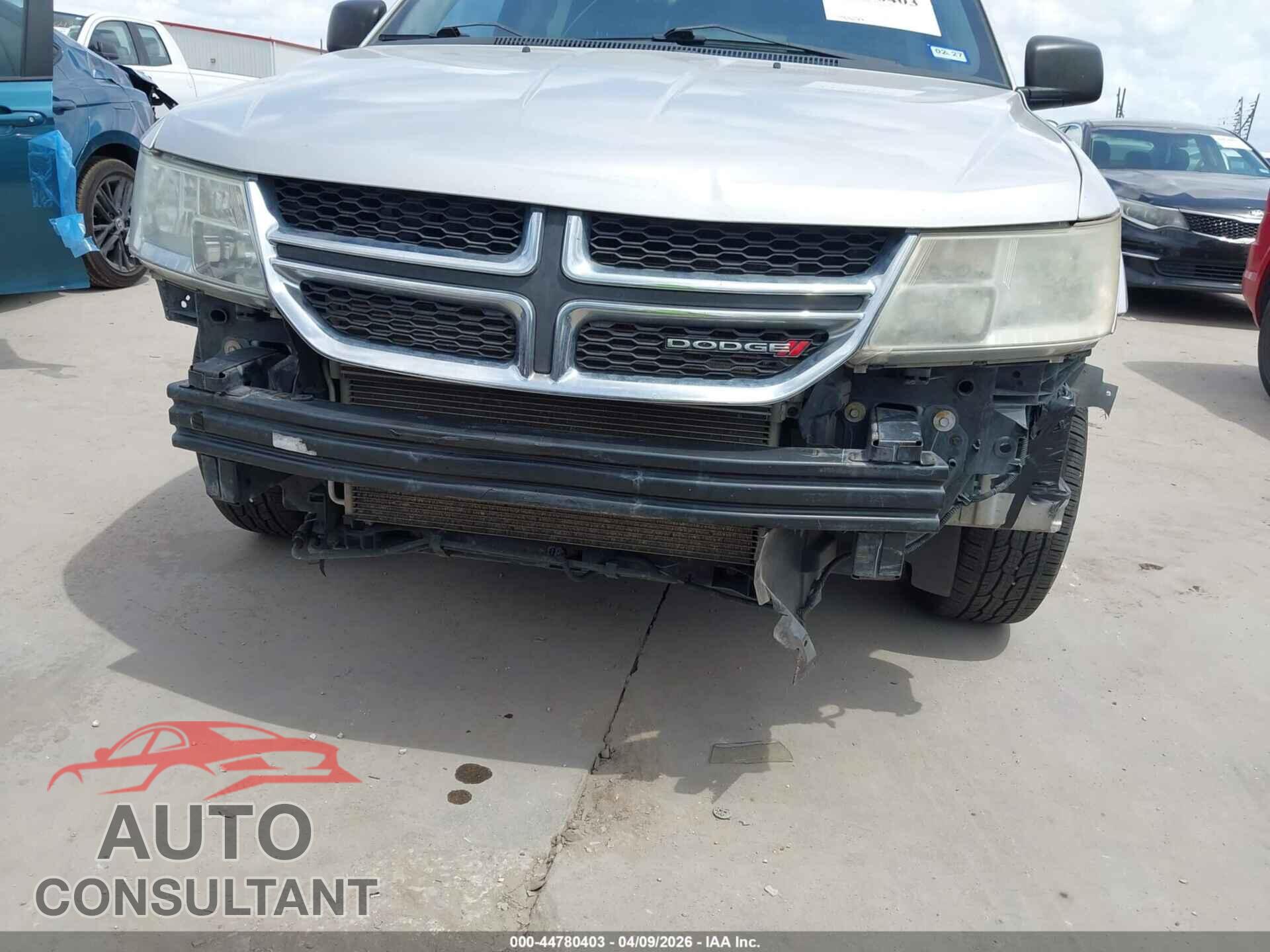 DODGE JOURNEY 2013 - 3C4PDCAB9DT537642