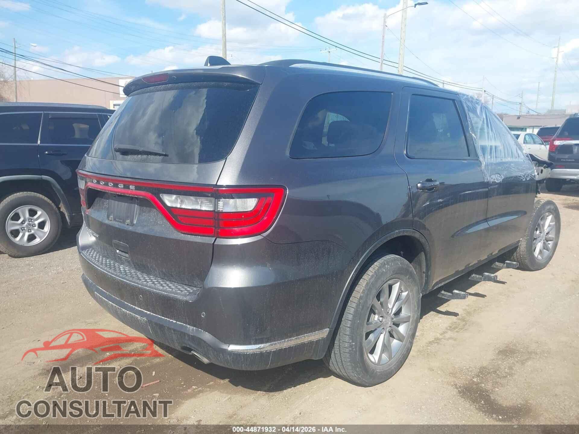 DODGE DURANGO 2017 - 1C4RDJAG7HC883912