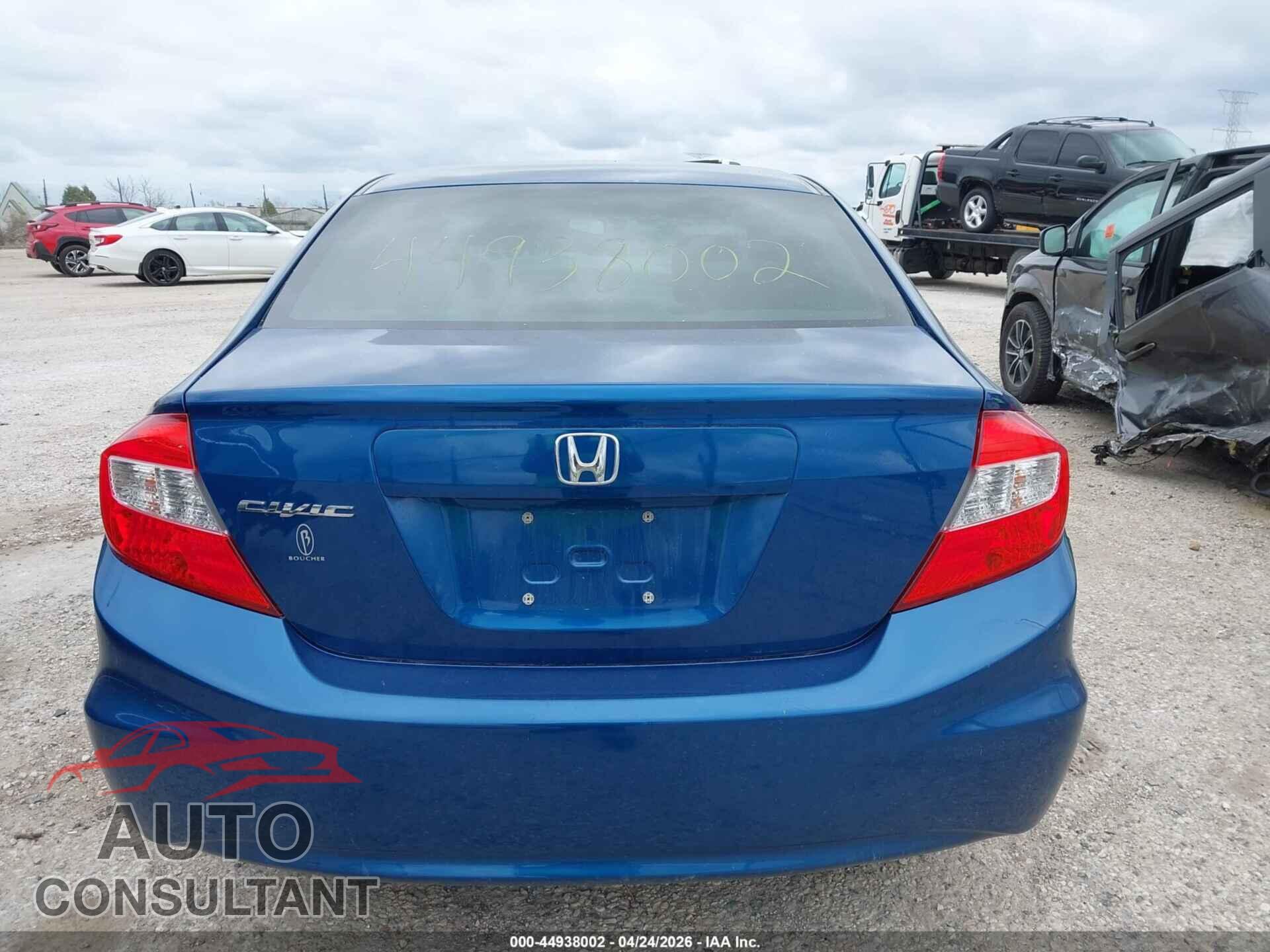 HONDA CIVIC 2012 - 19XFB2E57CE035716