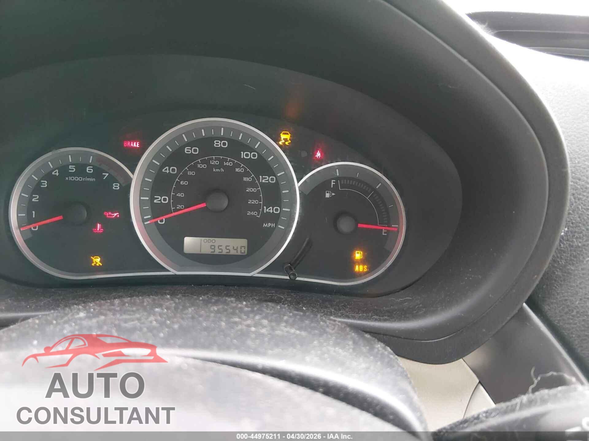 SUBARU IMPREZA 2011 - JF1GE6B65BH512352