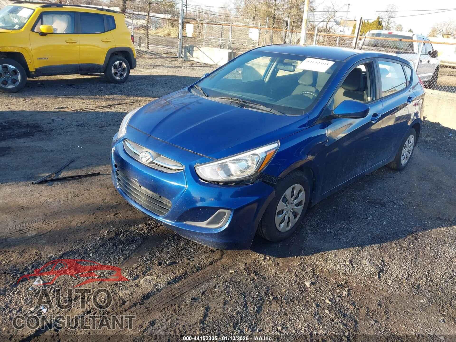 HYUNDAI ACCENT 2017 - KMHCT5AE8HU338810