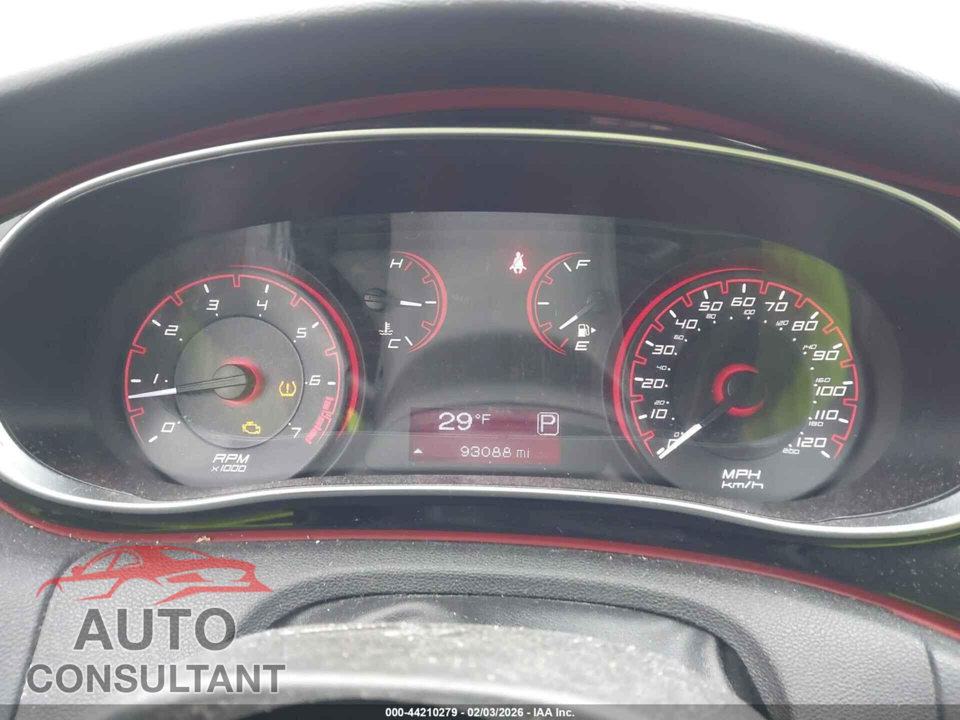 DODGE DART 2015 - 1C3CDFBB4FD205135