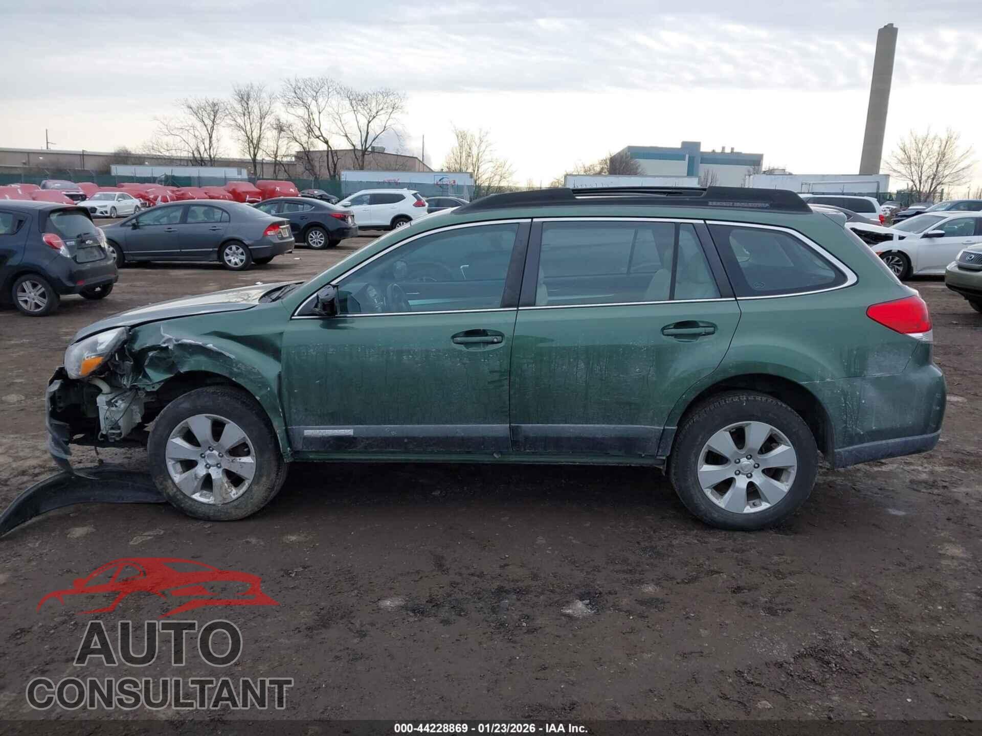 SUBARU OUTBACK 2012 - 4S4BRCAC5C3203036