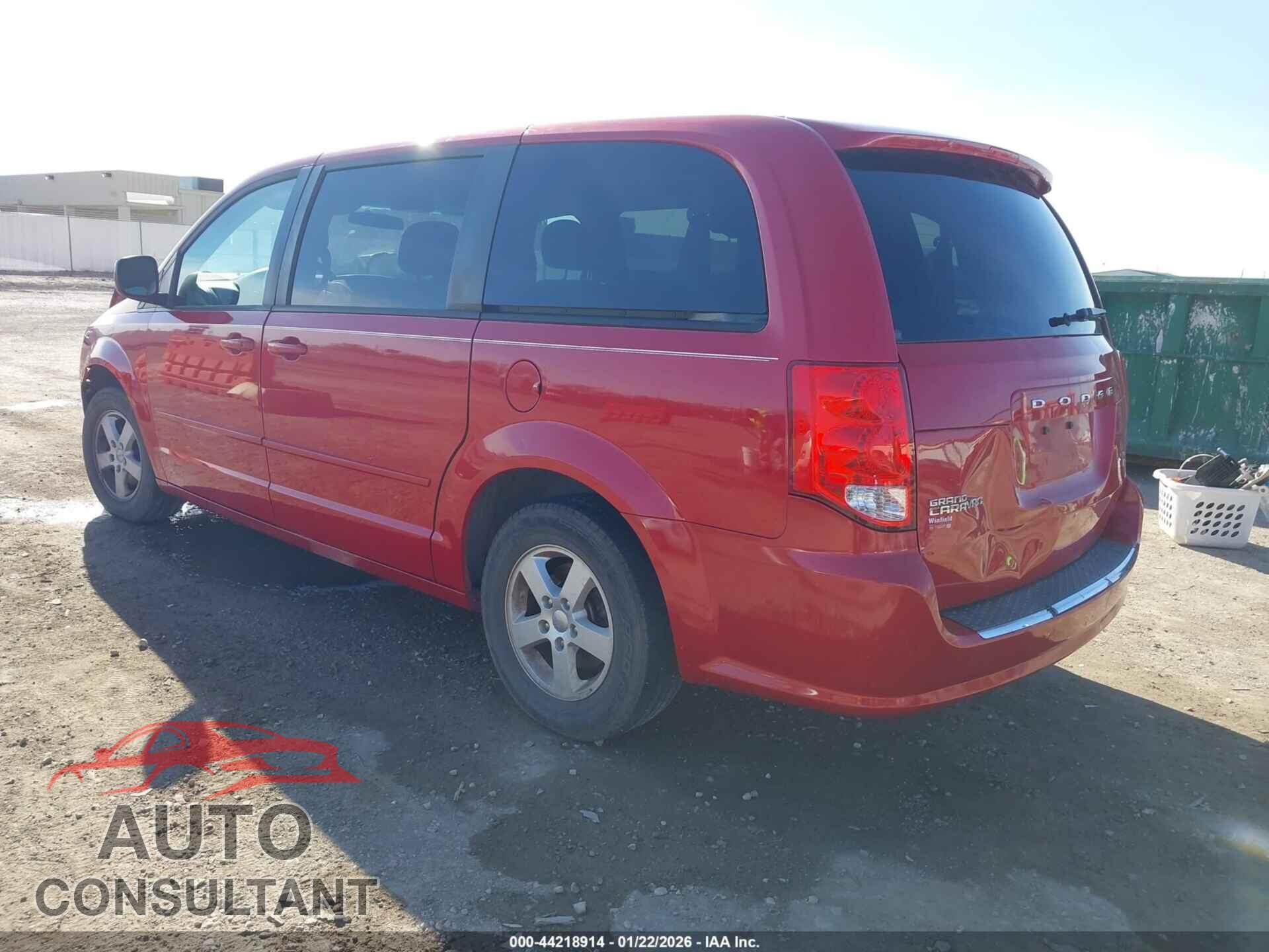 DODGE GRAND CARAVAN 2013 - 2C4RDGCG2DR523626