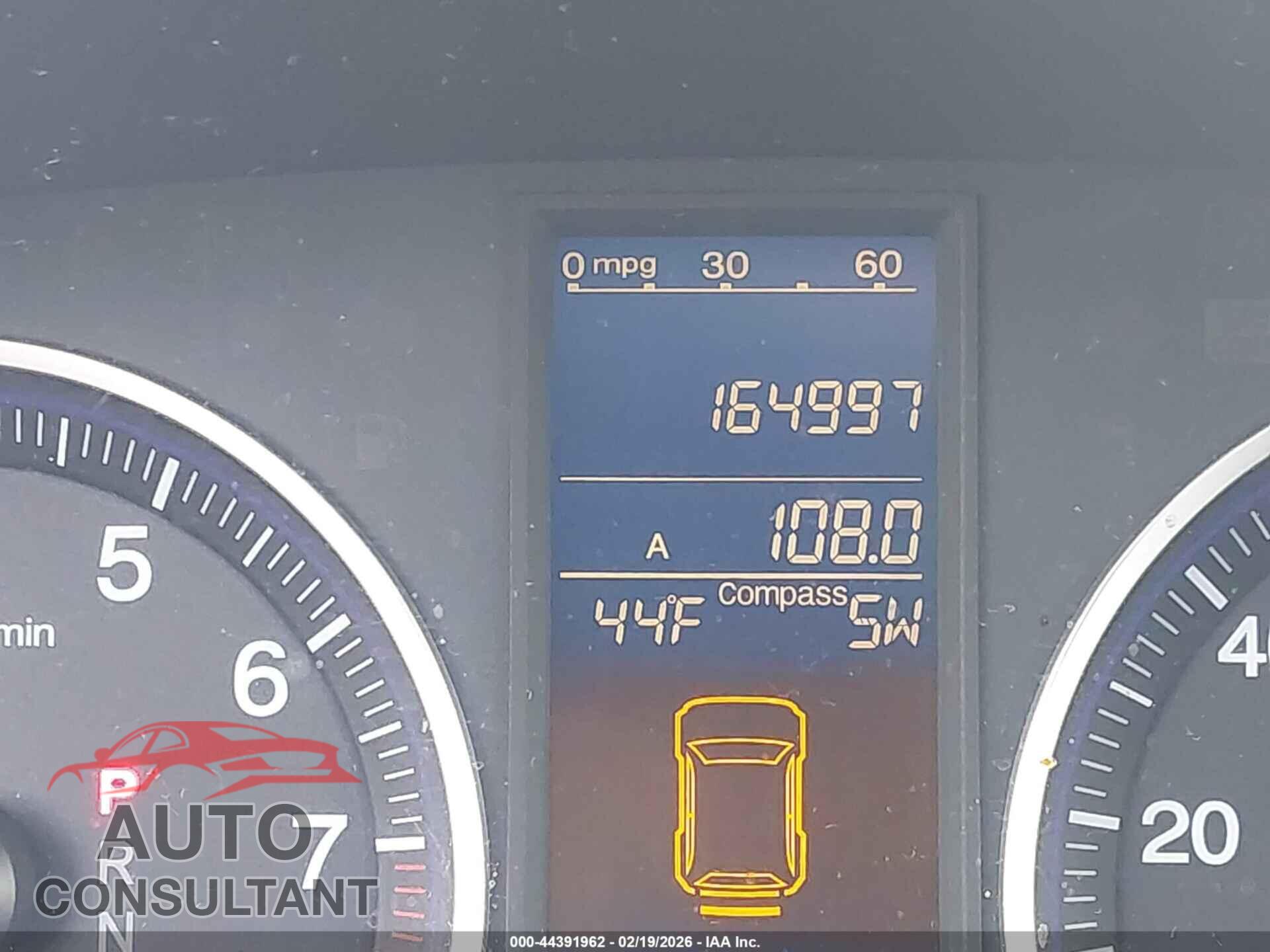 HONDA CR-V 2011 - 5J6RE4H73BL104155