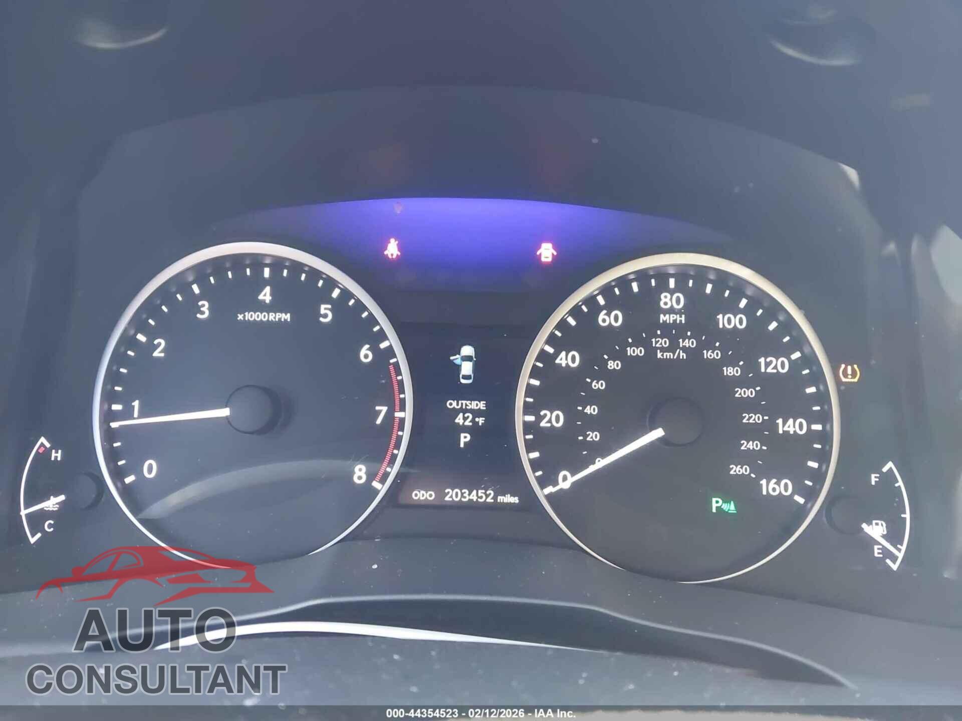 LEXUS ES 350 2013 - JTHBK1GG1D2073625