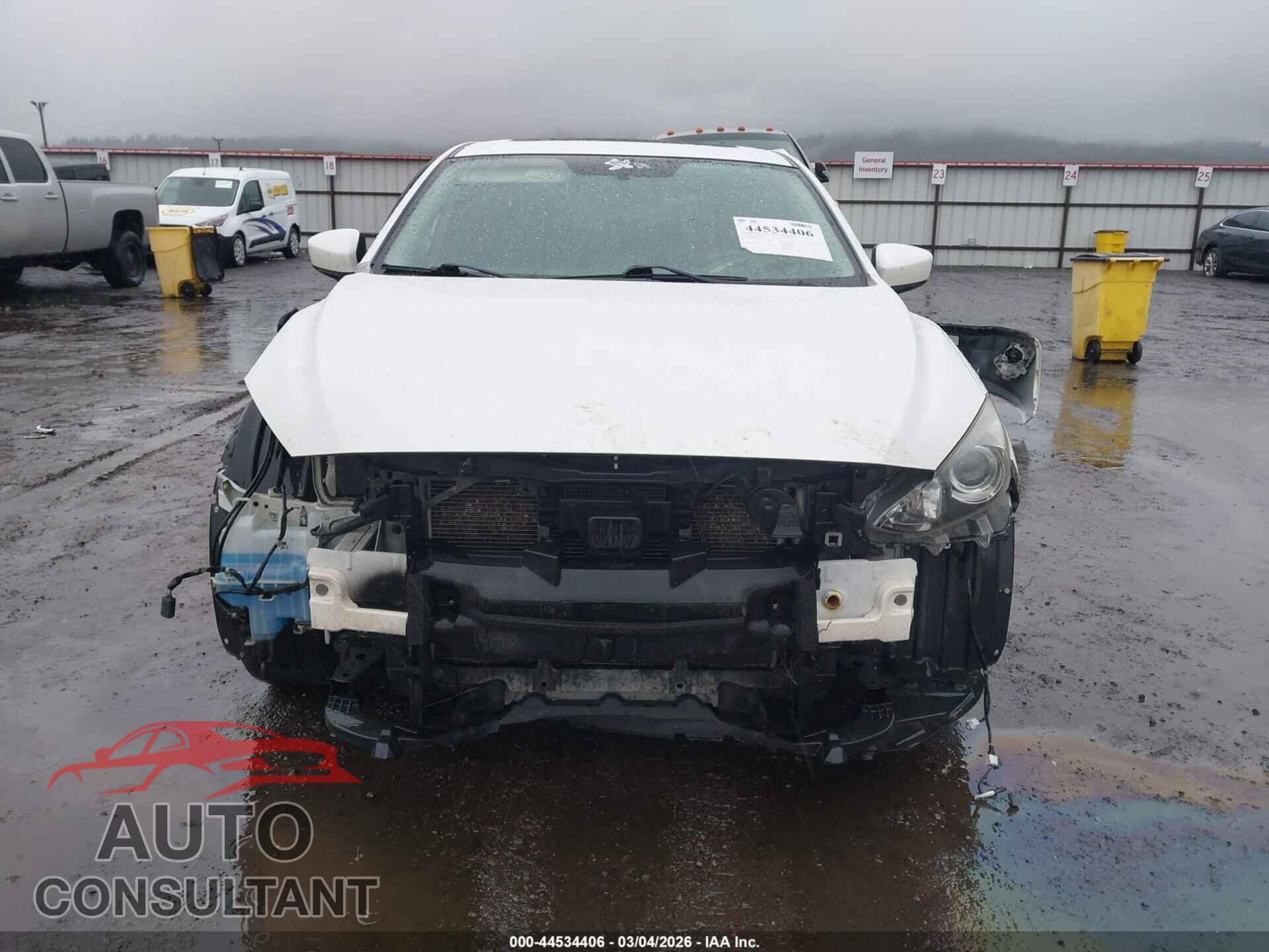 MAZDA MAZDA3 2015 - JM1BM1L70F1237313