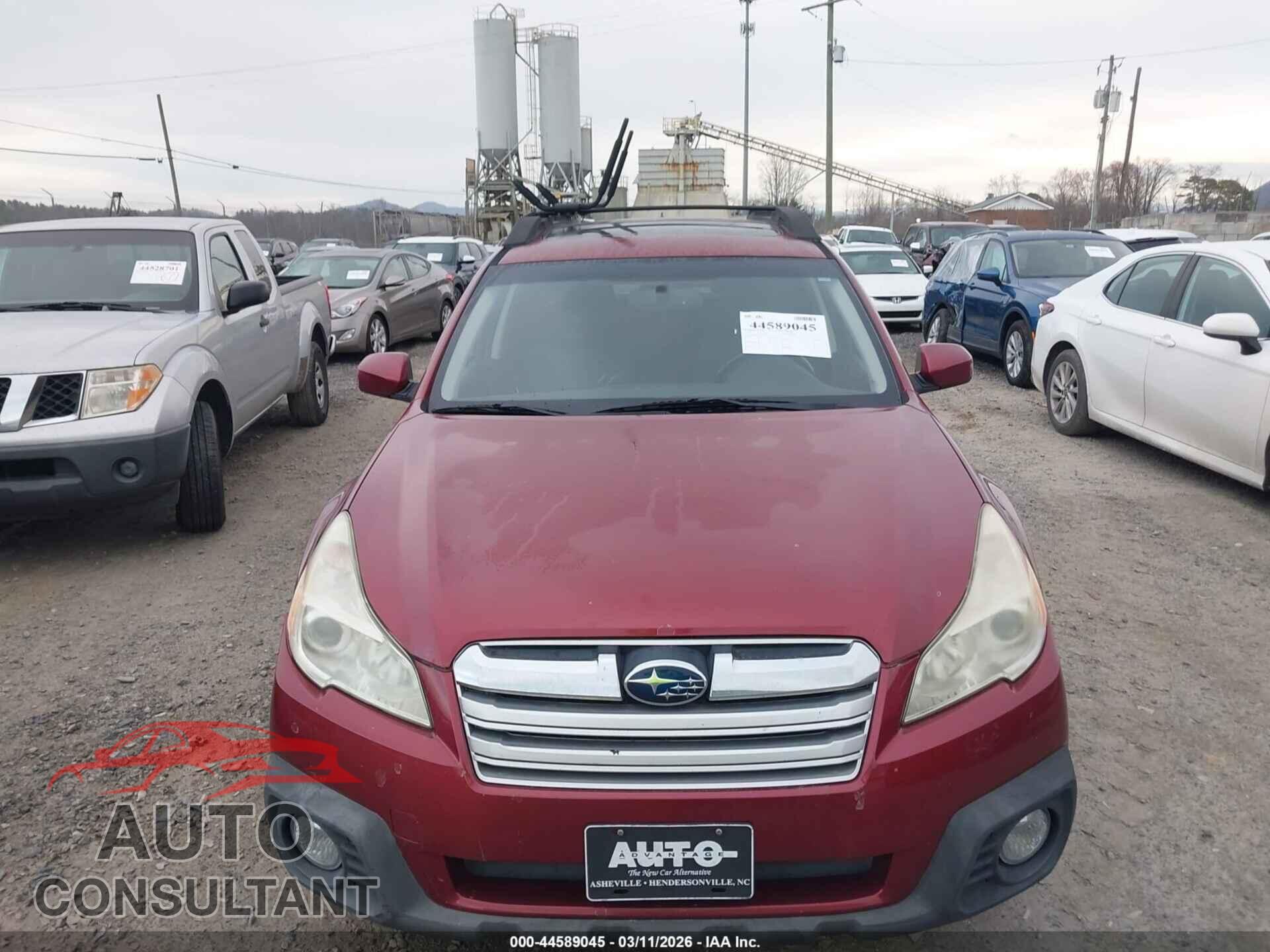 SUBARU OUTBACK 2014 - 4S4BRCLC7E3315563