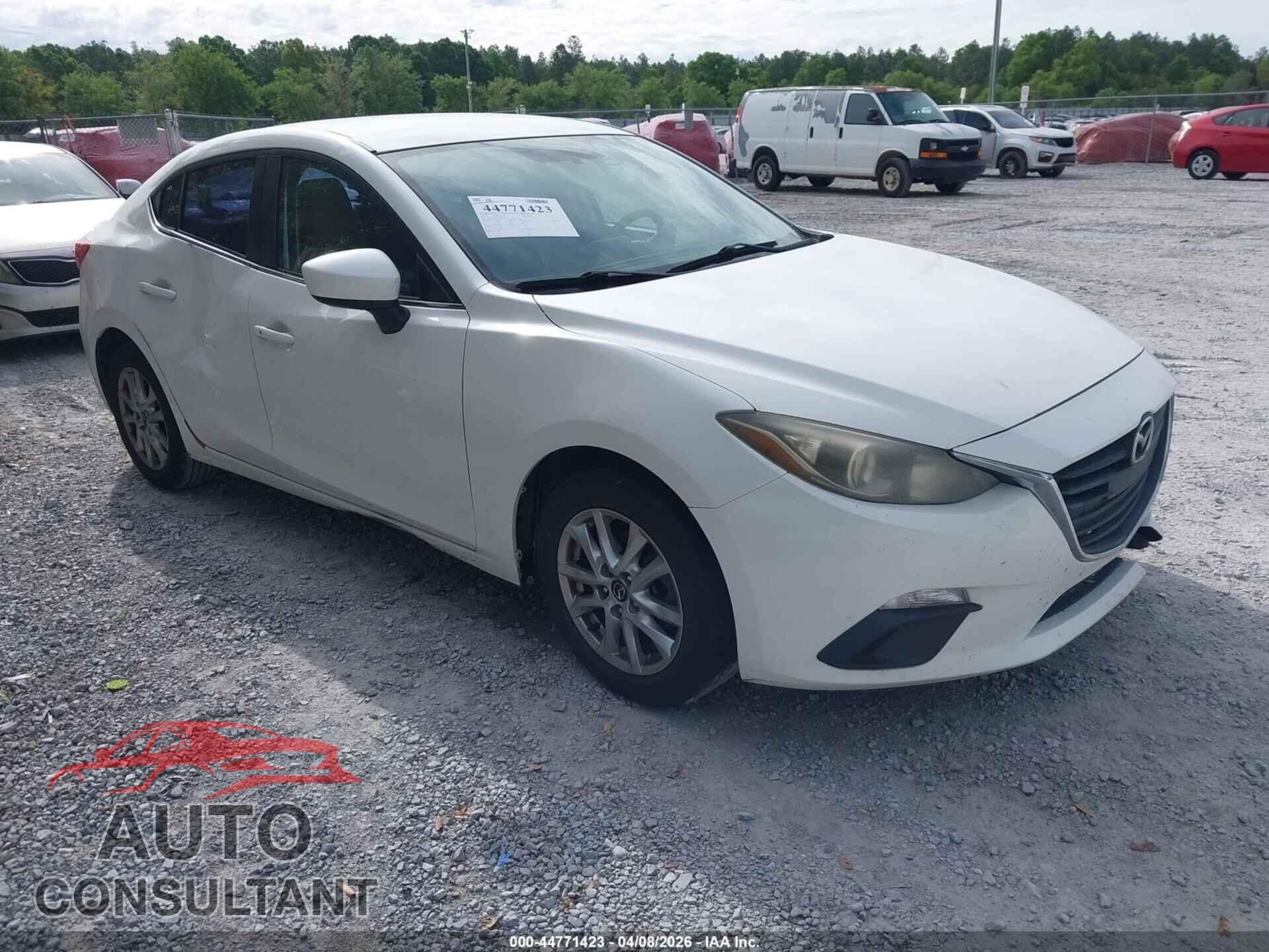 MAZDA MAZDA3 2014 - JM1BM1V73E1114584