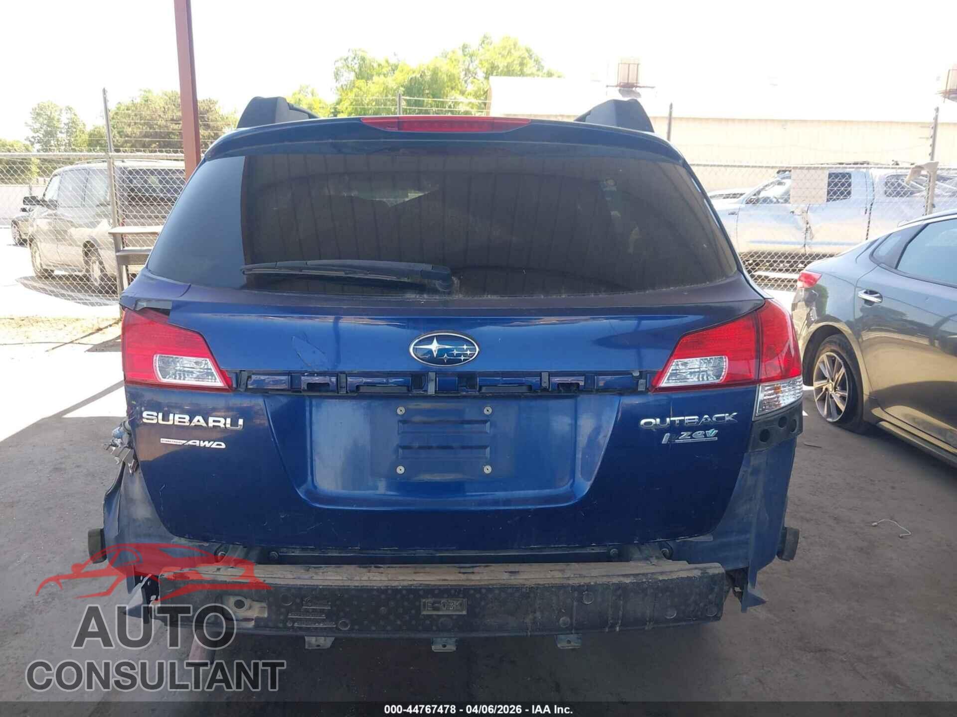 SUBARU OUTBACK 2010 - 4S4BRBCC7A3363231