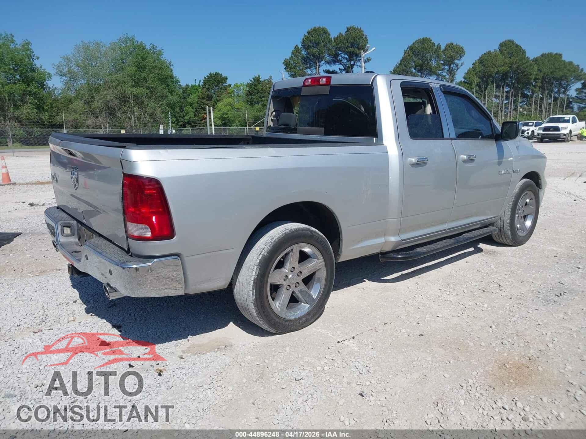 DODGE RAM 1500 2010 - 1D7RB1GT5AS148096