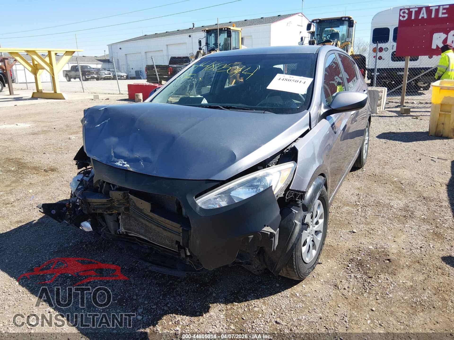 HYUNDAI ACCENT 2016 - KMHCT5AE5GU276426