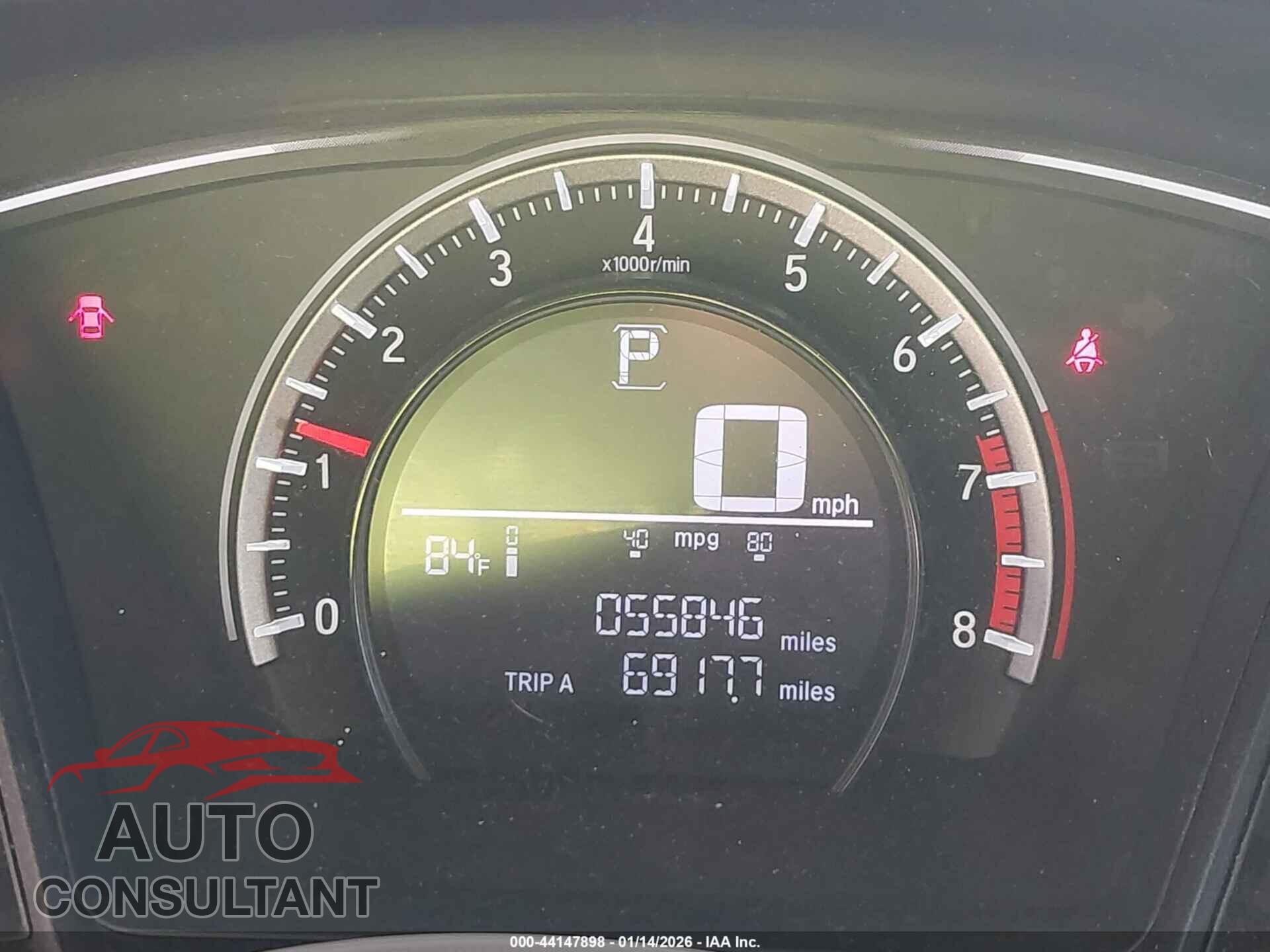 HONDA CIVIC 2016 - 2HGFC2F52GH544121