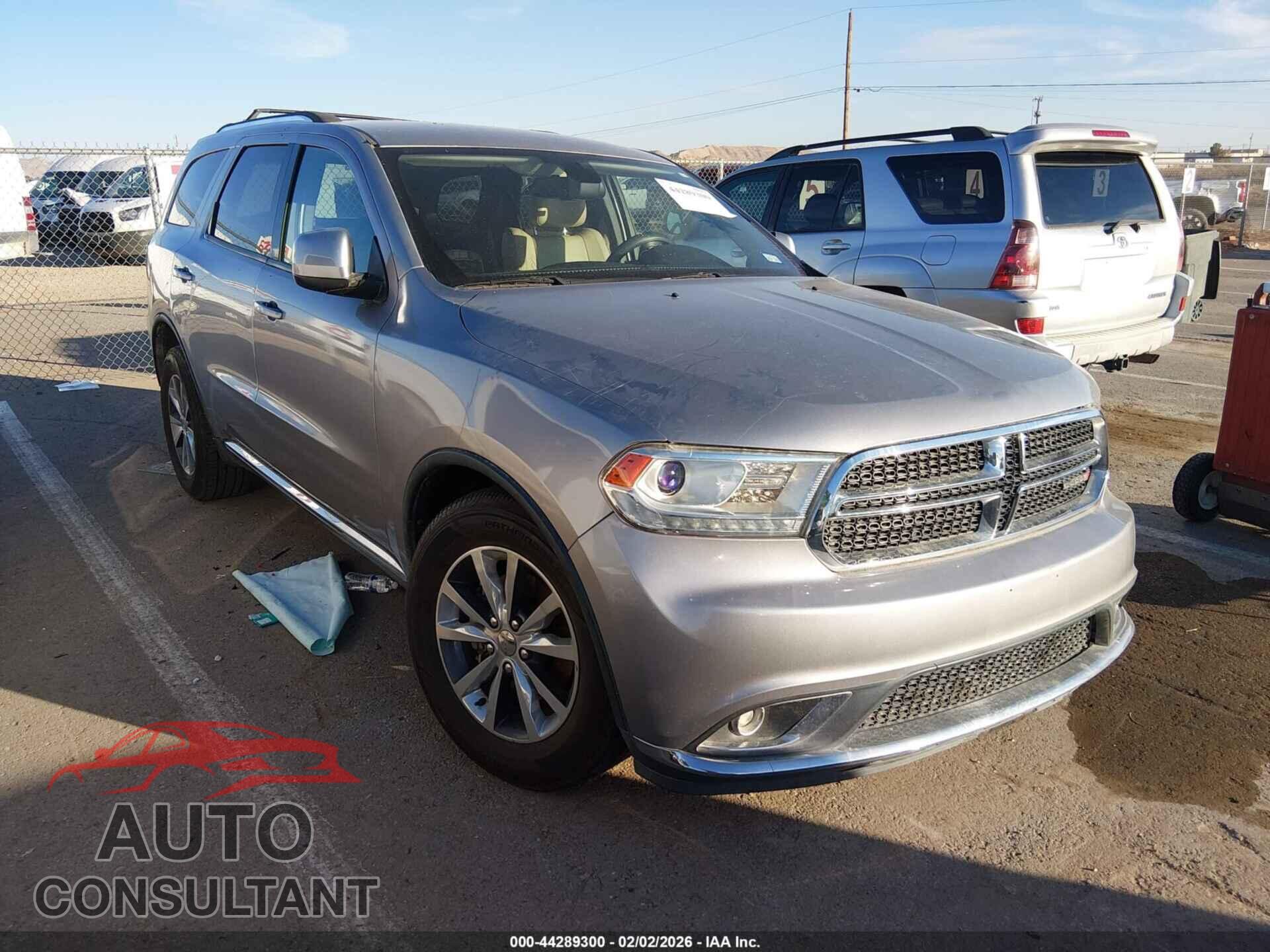 DODGE DURANGO 2016 - 1C4RDHDG2GC340499