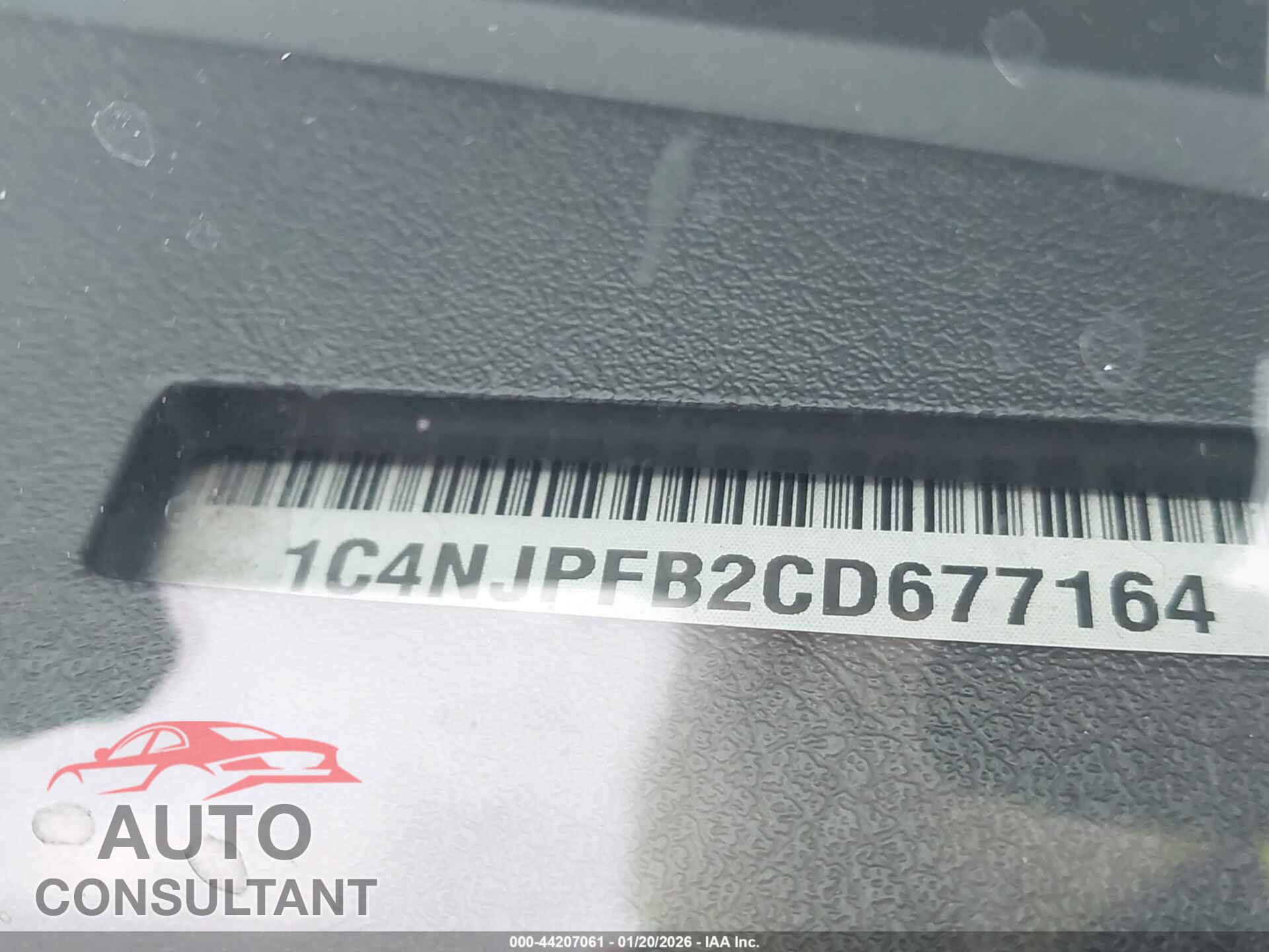 JEEP PATRIOT 2012 - 1C4NJPFB2CD677164