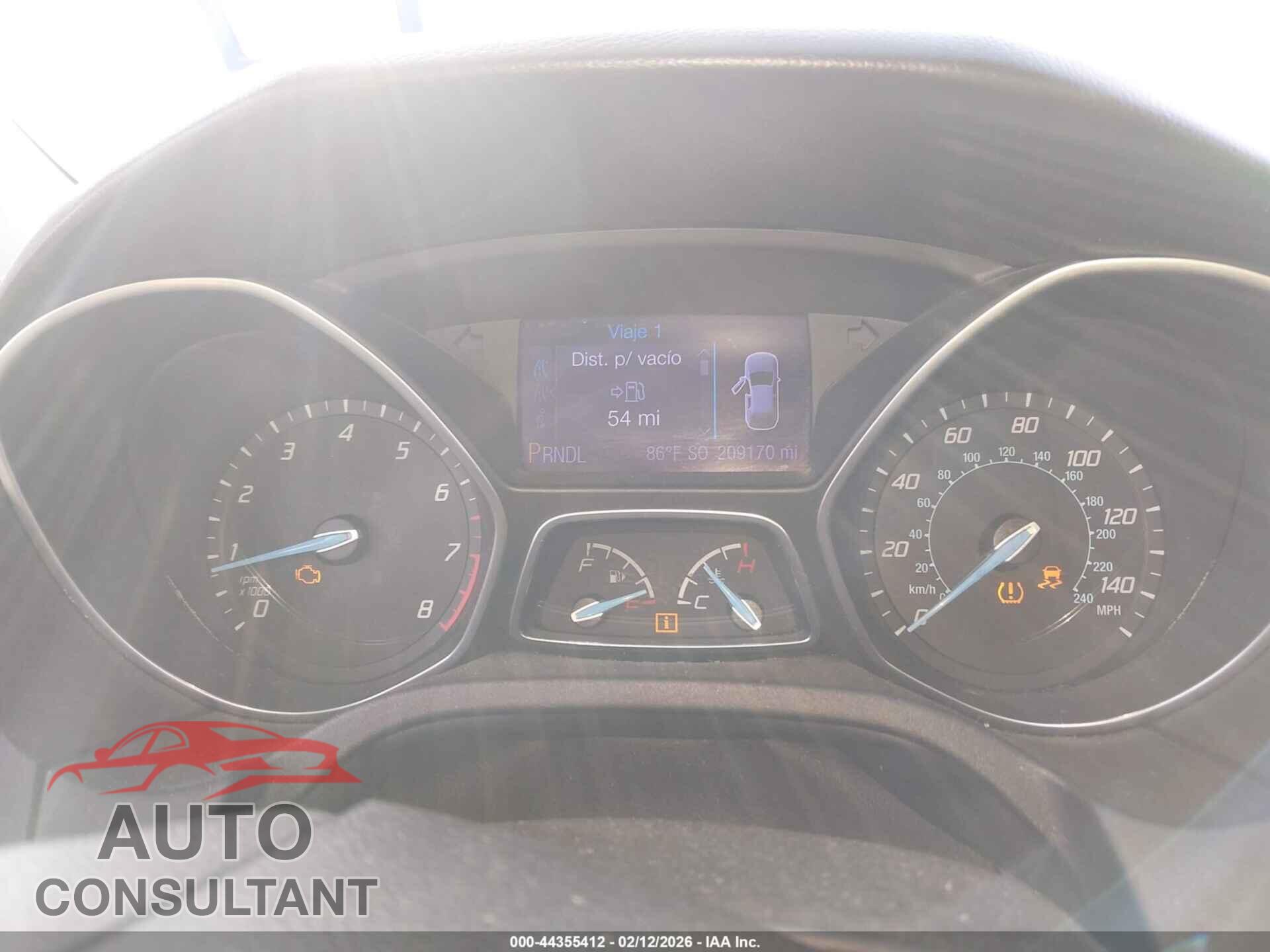 FORD FOCUS 2013 - 1FADP3K23DL131172