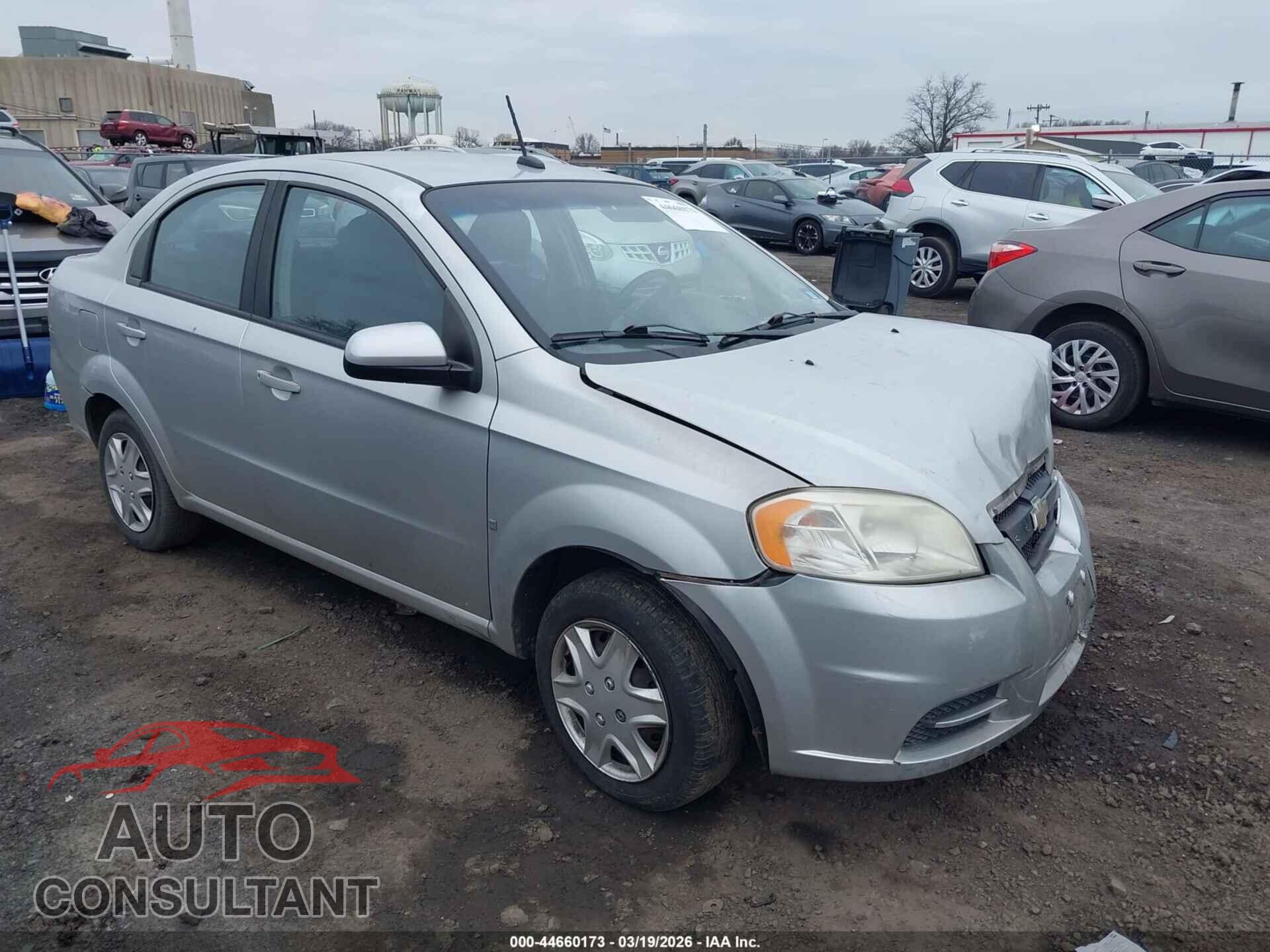 CHEVROLET AVEO 2009 - KL1TD56E99B609856