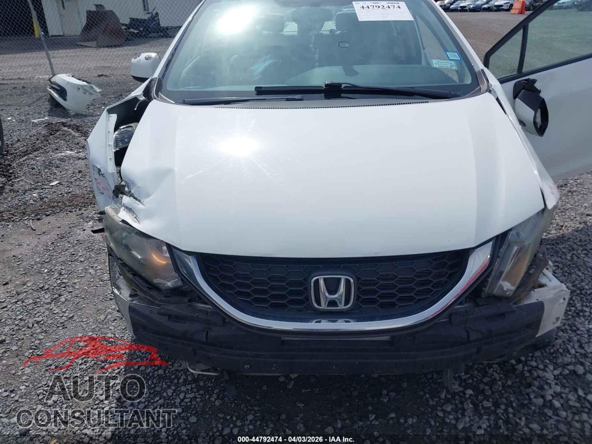 HONDA CIVIC 2013 - 19XFB2F55DE092464