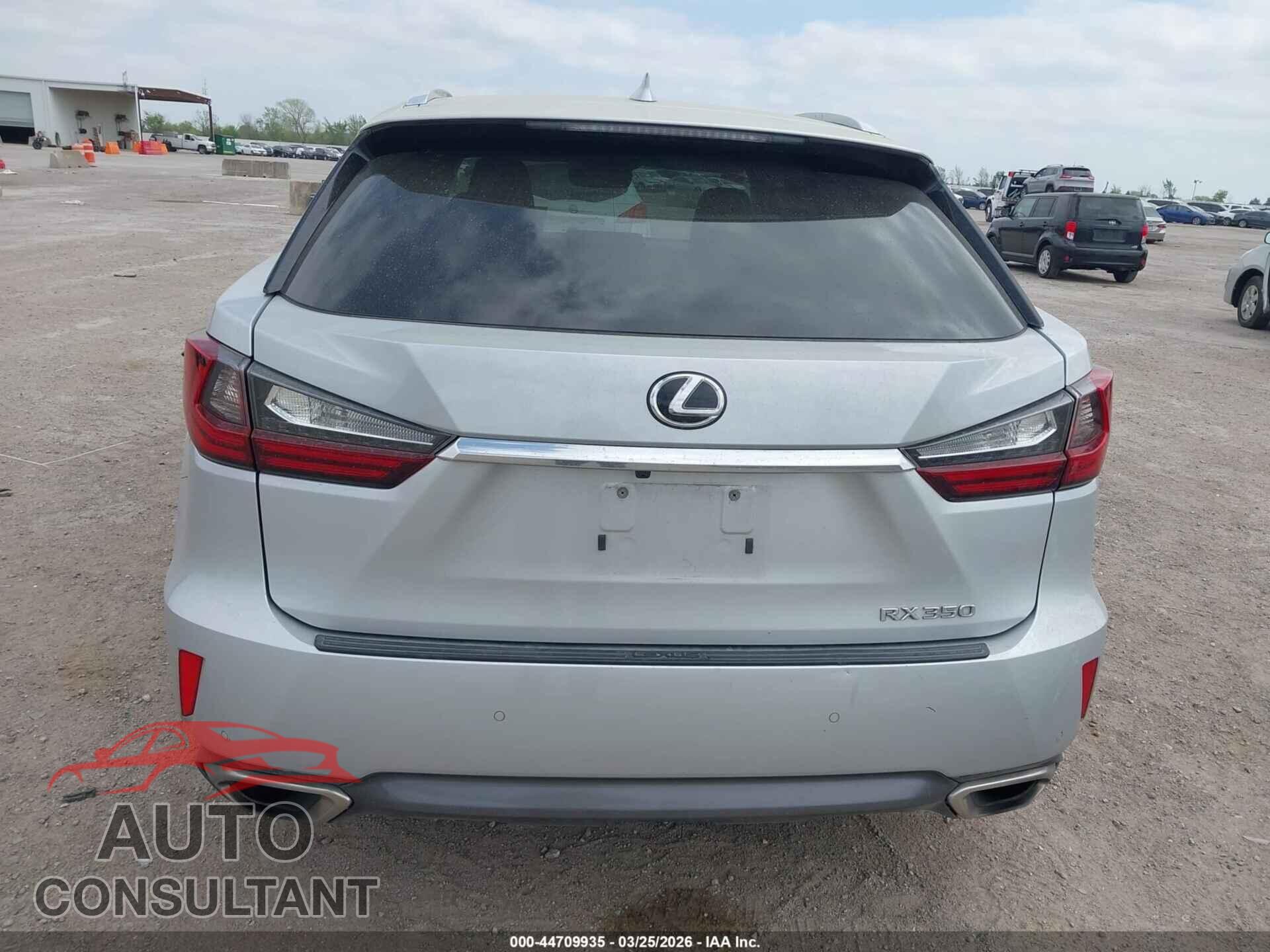 LEXUS RX 350 2017 - 2T2ZZMCA2HC082612