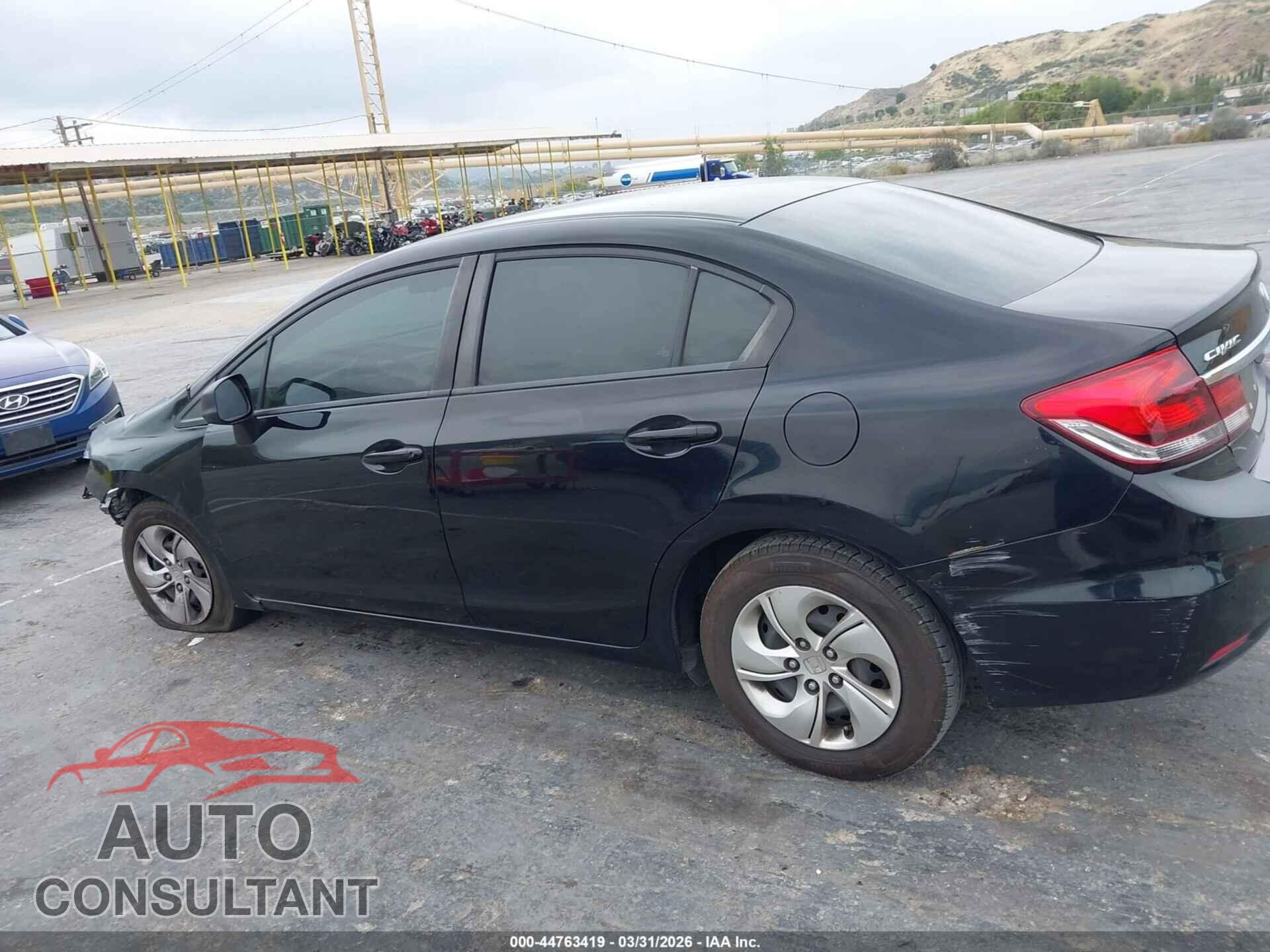HONDA CIVIC 2013 - 19XFB2F53DE229286