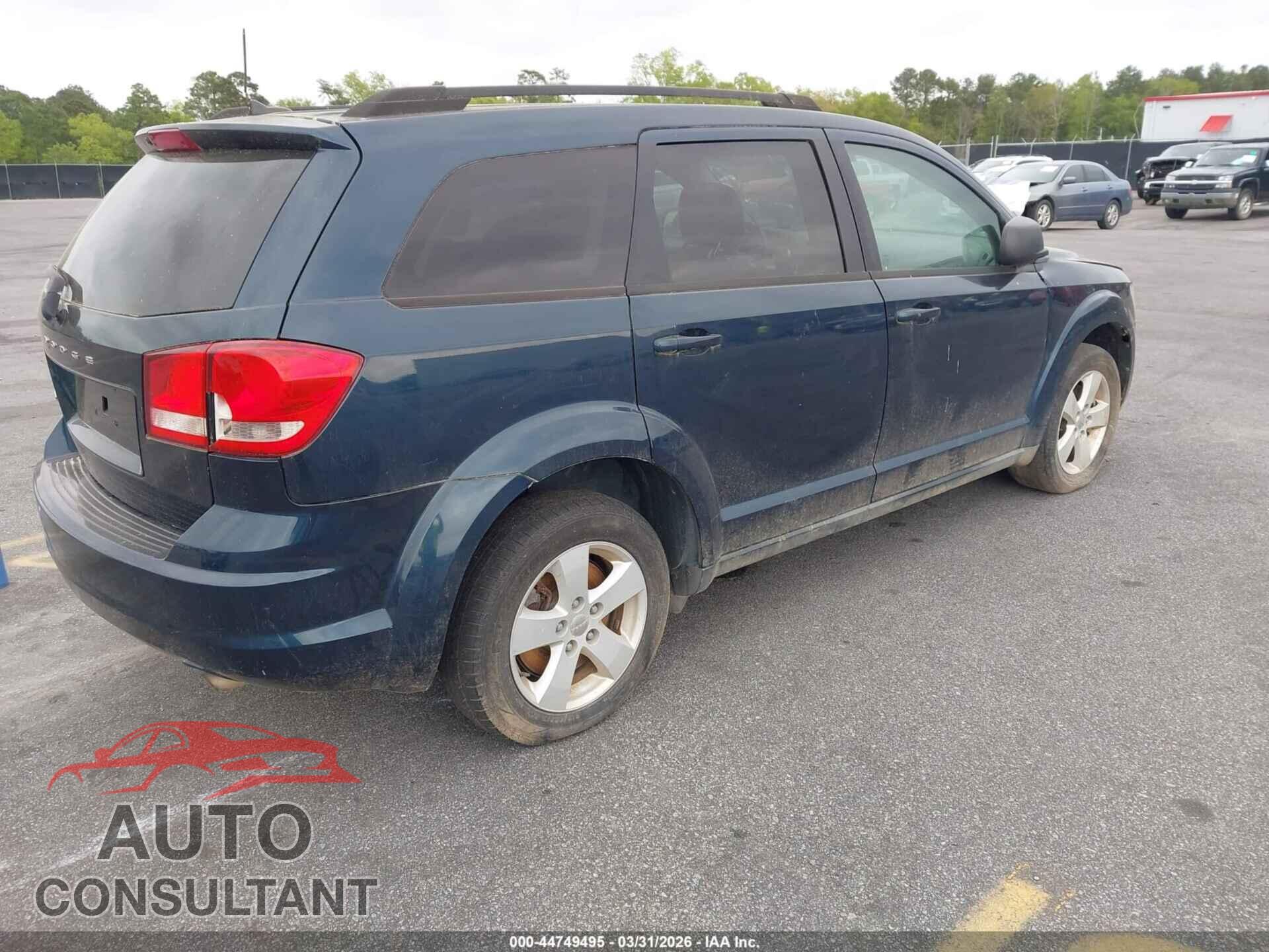 DODGE JOURNEY 2013 - 3C4PDCABXDT722153