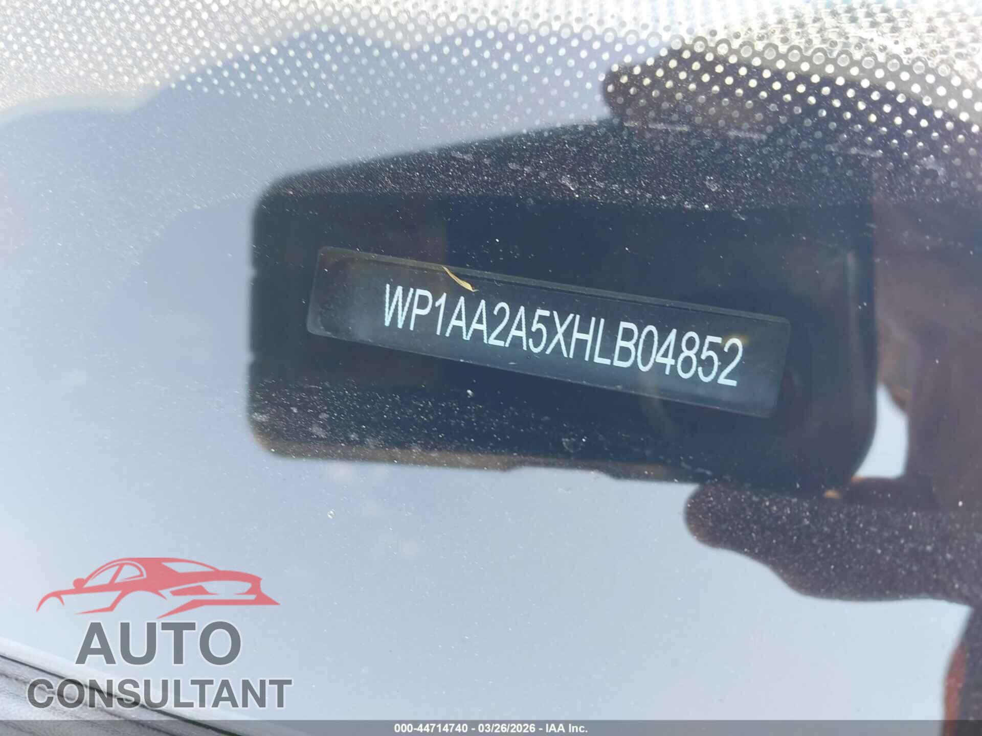 PORSCHE MACAN 2017 - WP1AA2A5XHLB04852