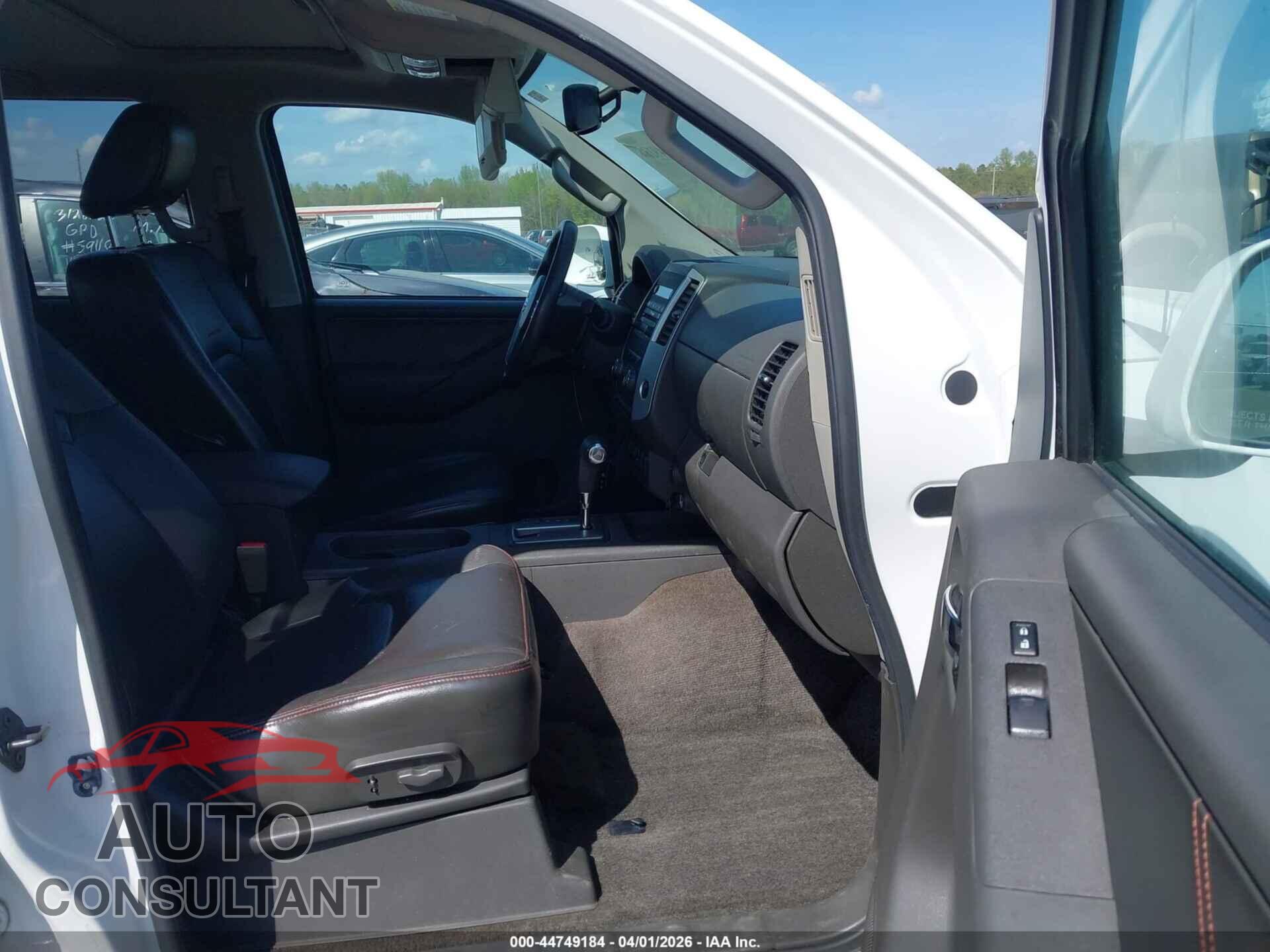 NISSAN FRONTIER 2012 - 1N6AD0EV9CC404668