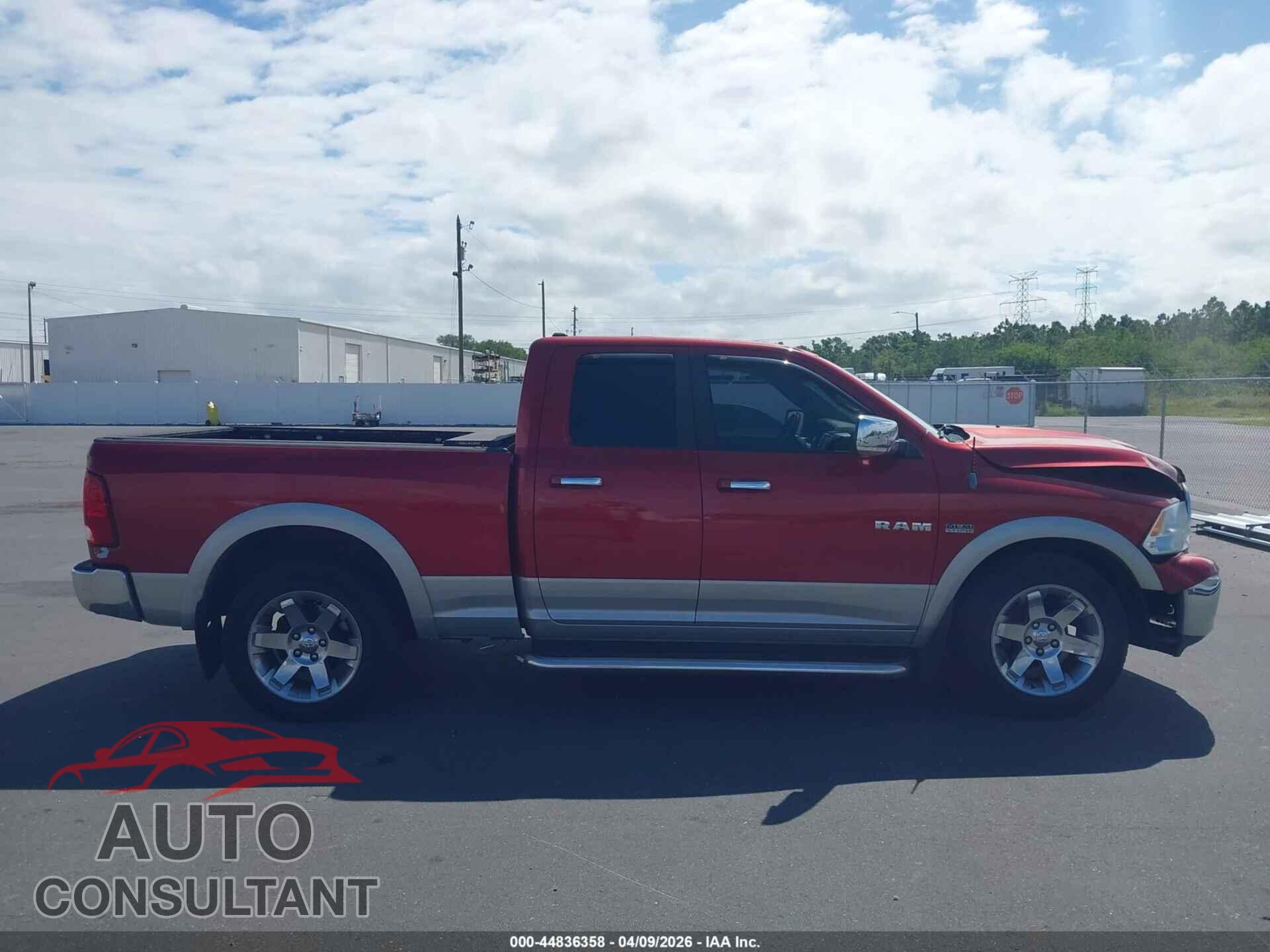 DODGE RAM 1500 2010 - 1D7RV1GT3AS254103