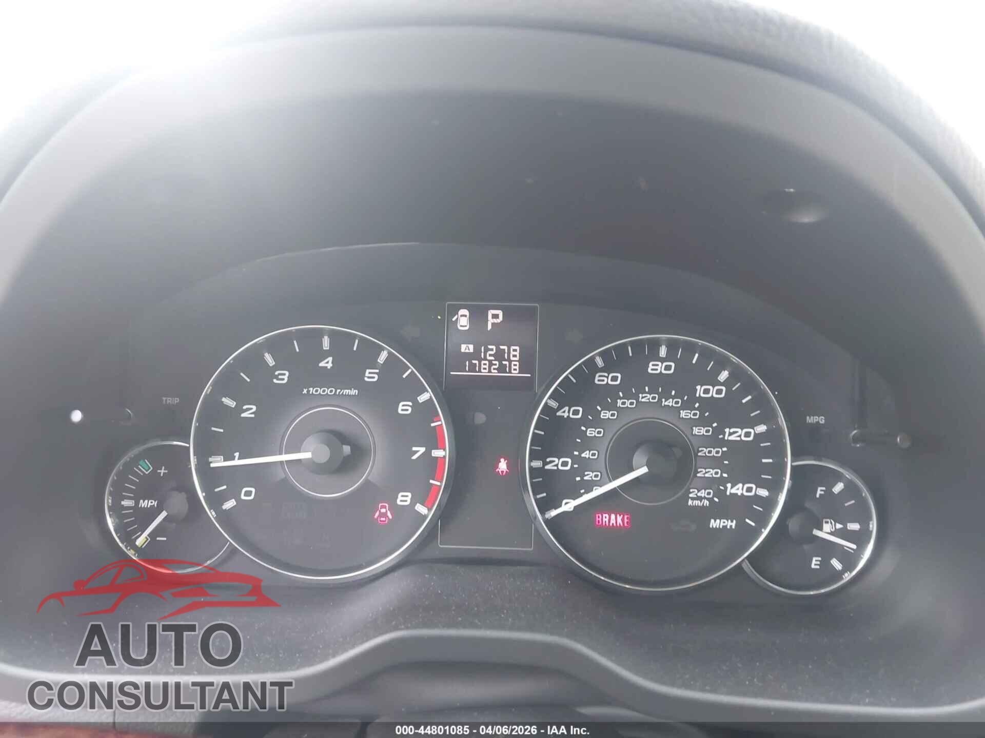 SUBARU OUTBACK 2011 - 4S4BRBLC2B3371030