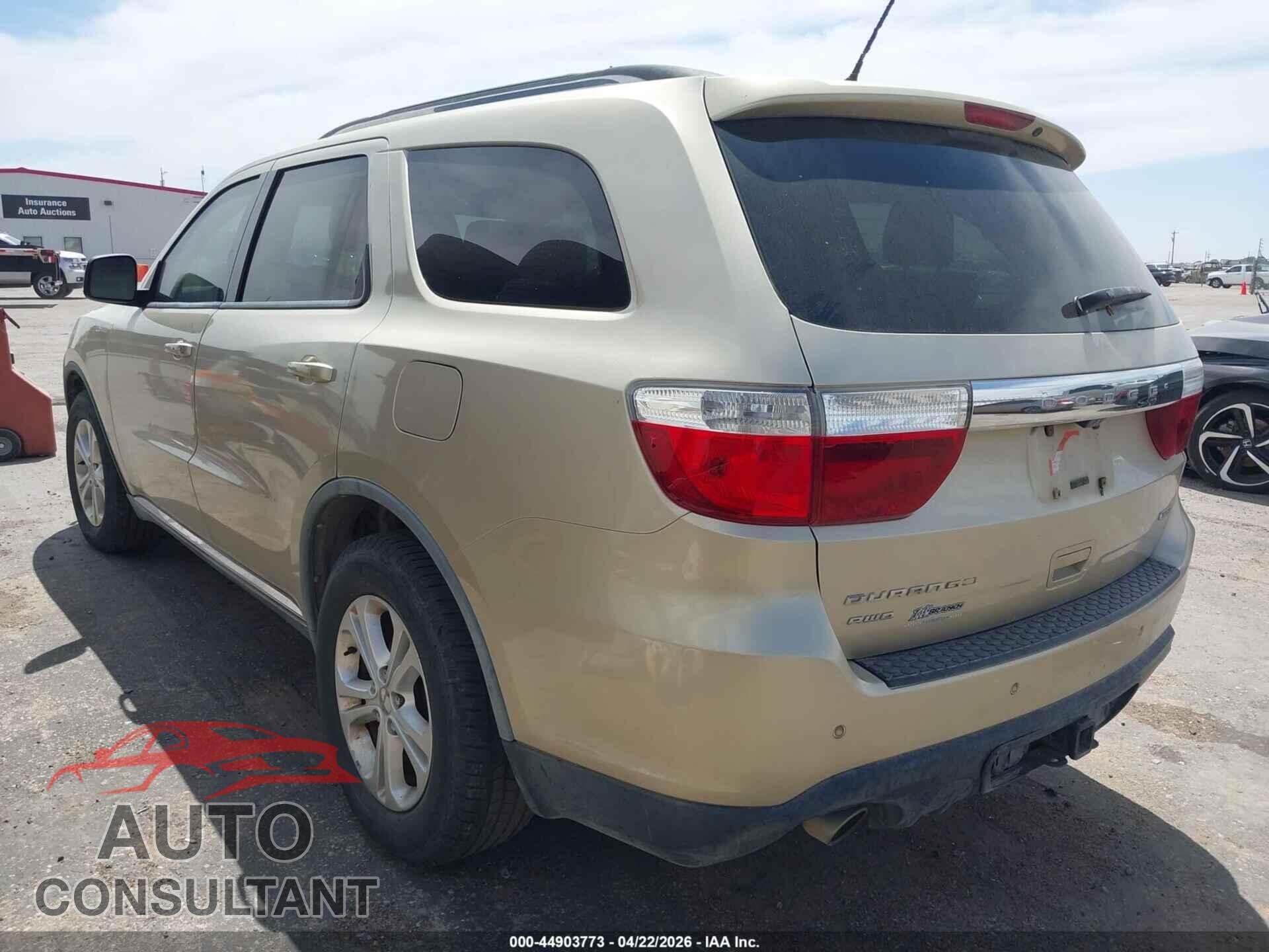 DODGE DURANGO 2012 - 1C4SDJDT6CC181535