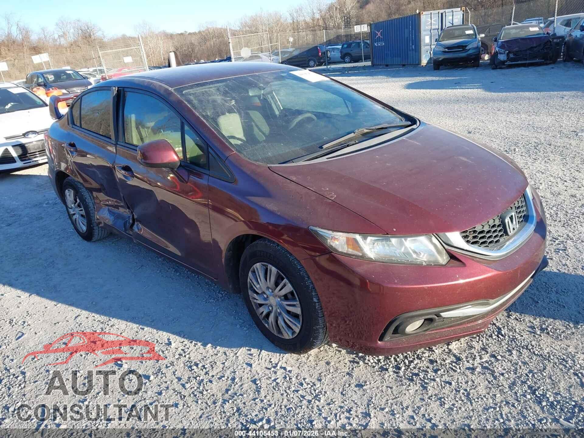 HONDA CIVIC 2013 - 19XFB2F58DE288088