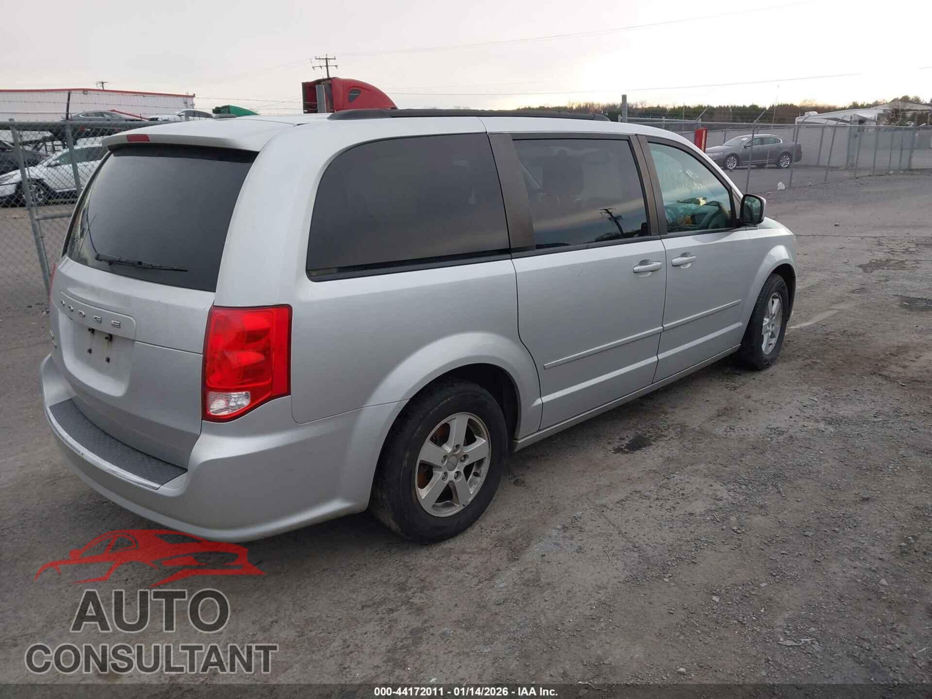 DODGE GRAND CARAVAN 2012 - 2C4RDGCG7CR137427