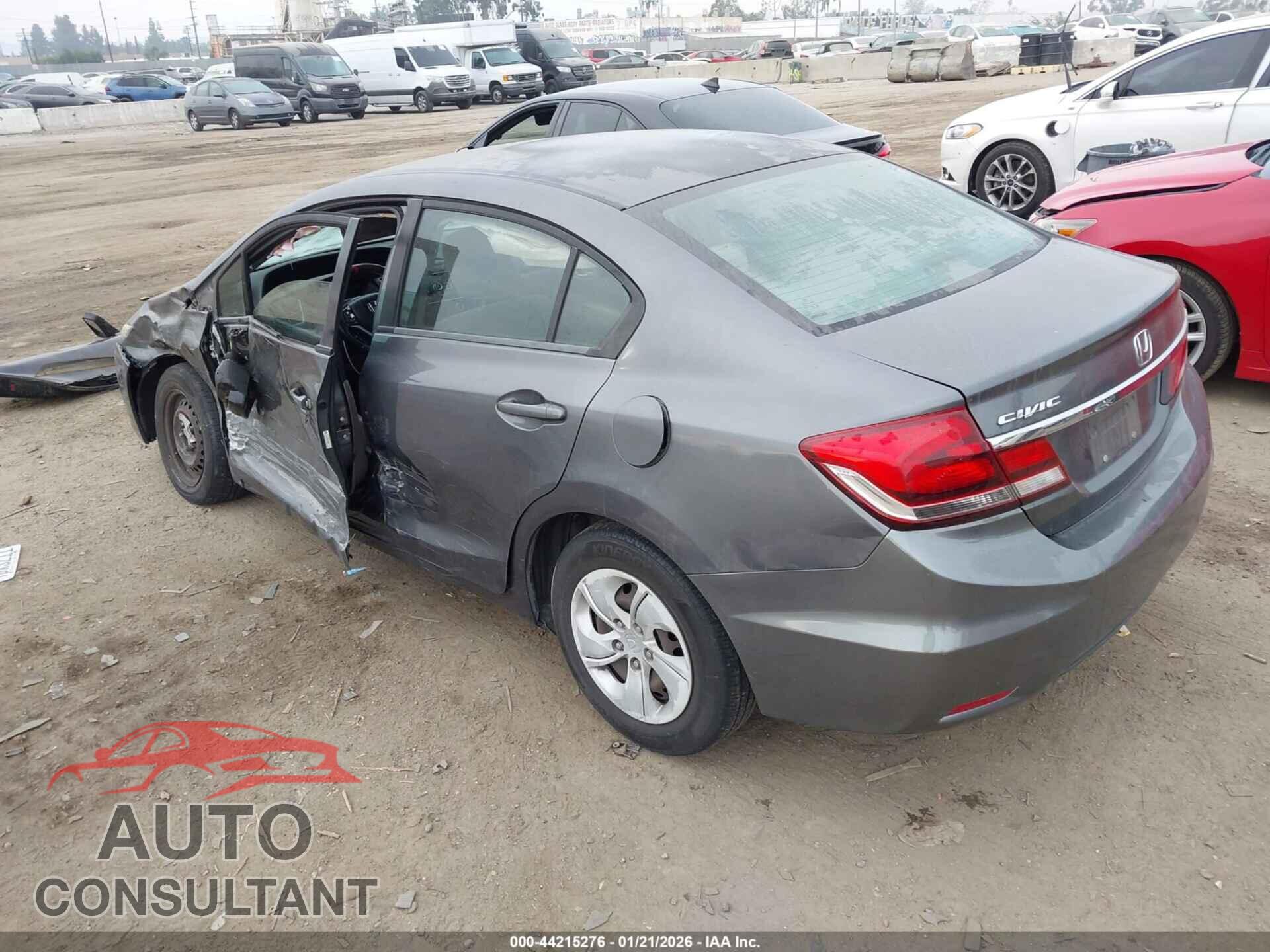 HONDA CIVIC 2013 - 19XFB2F59DE260221