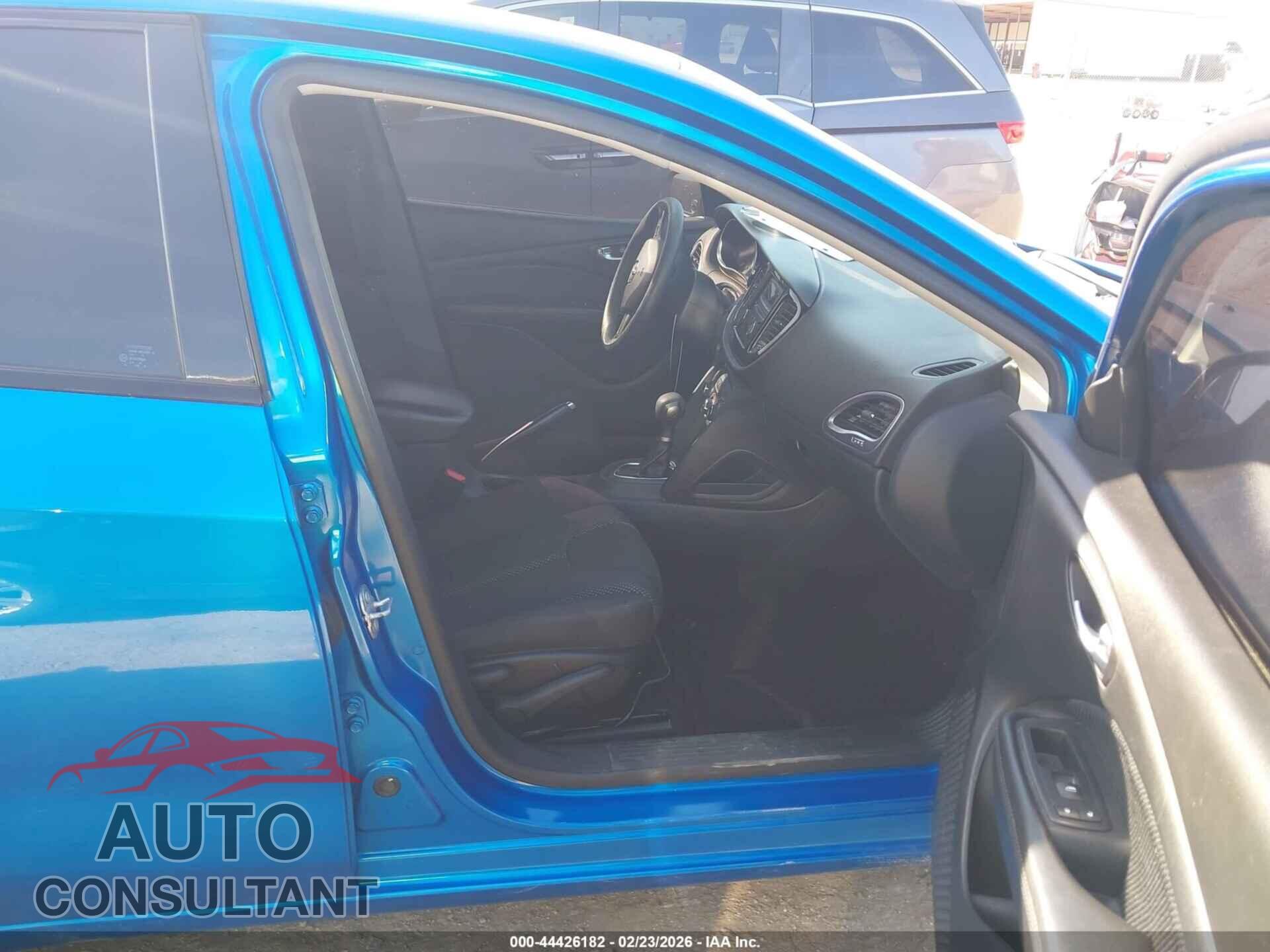 DODGE DART 2016 - 1C3CDFAA4GD712174