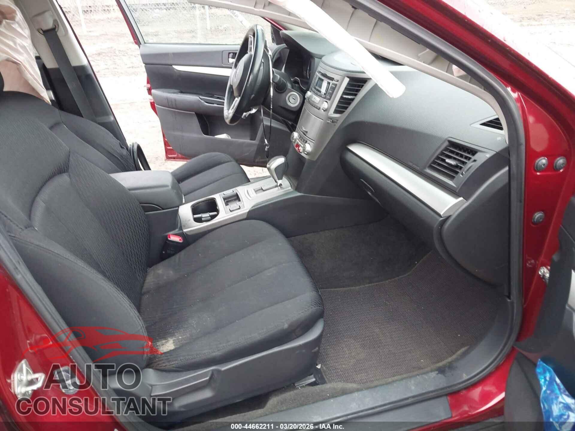 SUBARU OUTBACK 2012 - 4S4BRBCC3C3275747