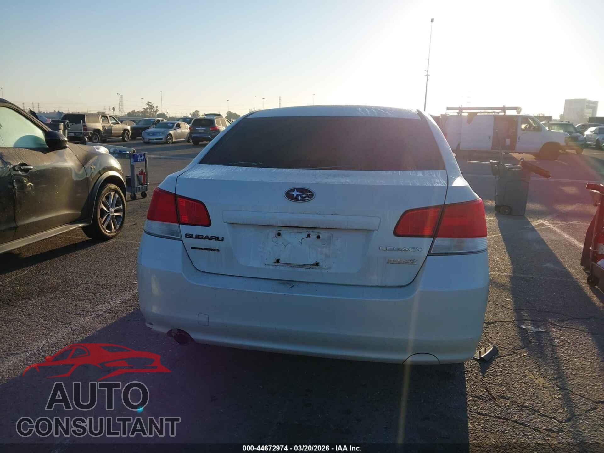 SUBARU LEGACY 2011 - 4S3BMBB68B3229716