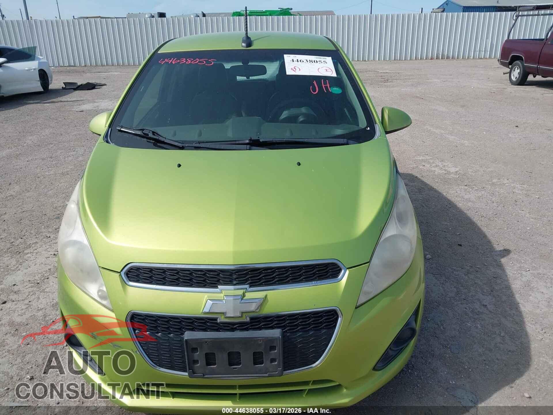 CHEVROLET SPARK 2013 - KL8CB6S90DC500534