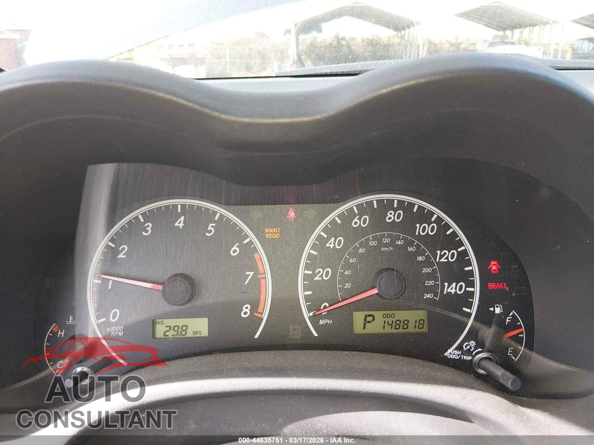 TOYOTA COROLLA 2012 - 2T1BU4EE2CC793966