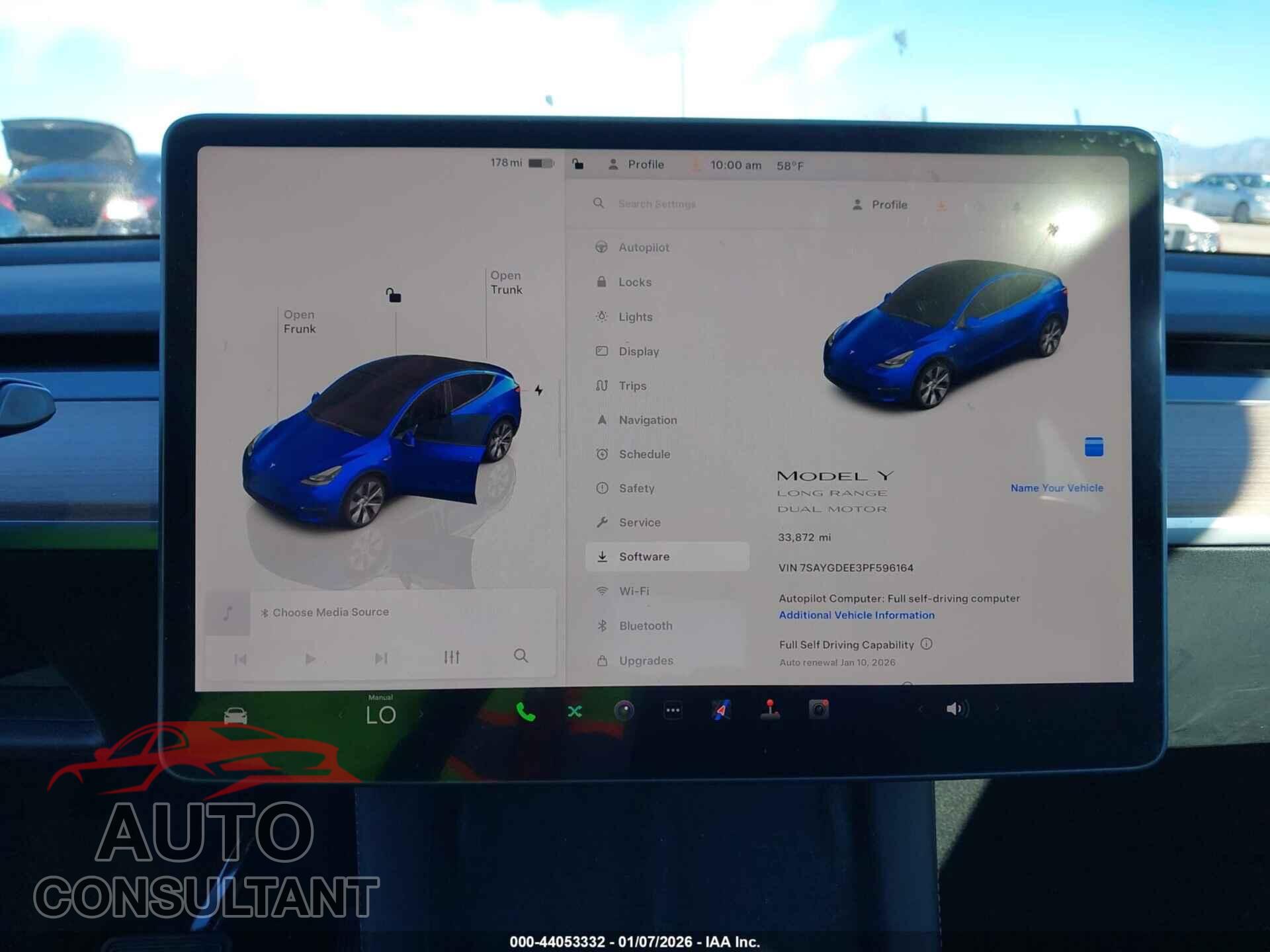 TESLA MODEL Y 2023 - 7SAYGDEE3PF596164