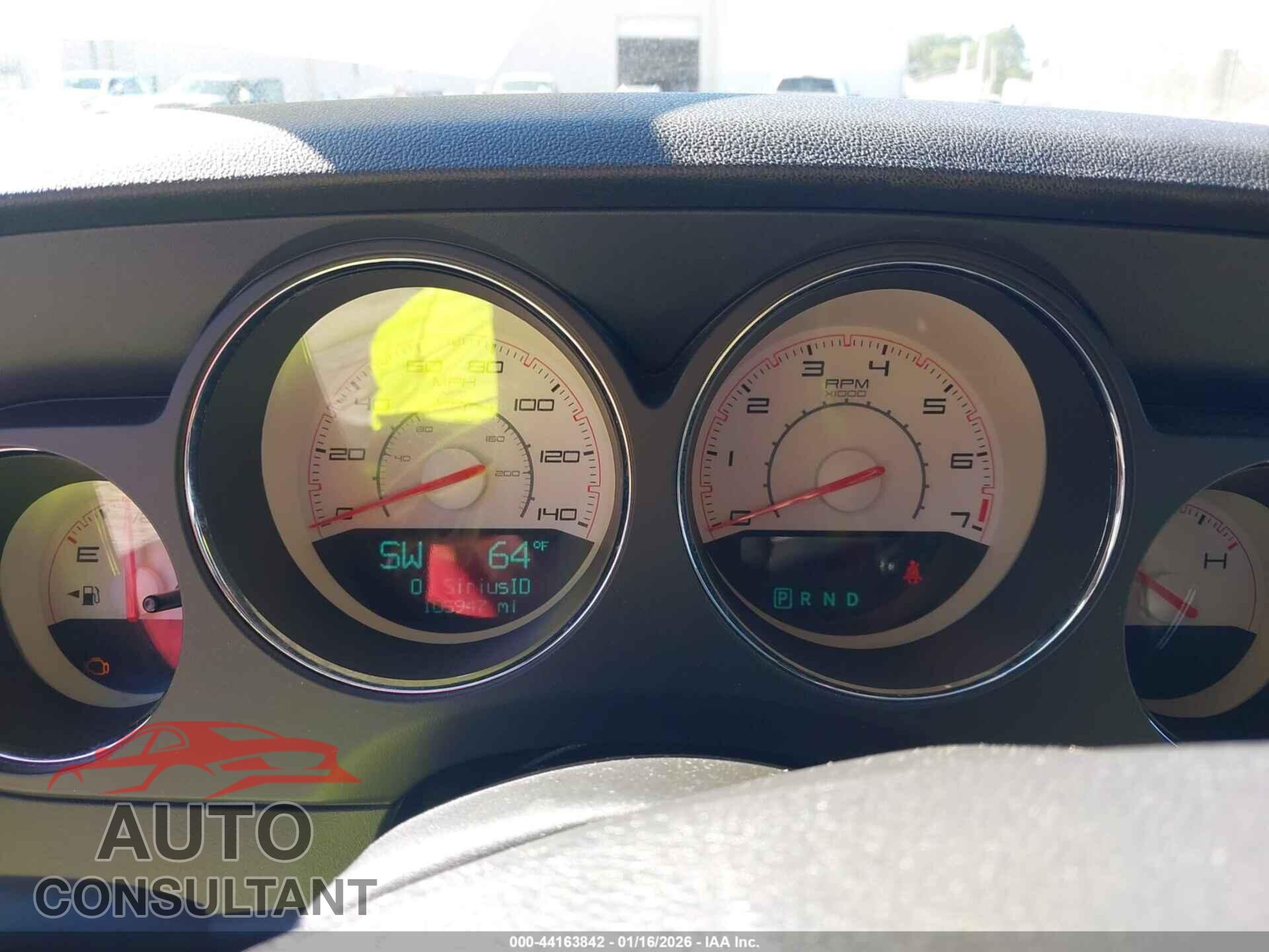 DODGE CHALLENGER 2012 - 2C3CDYAGXCH254542