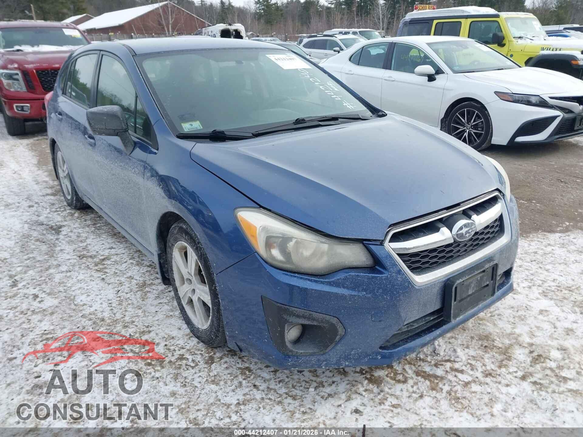 SUBARU IMPREZA 2013 - JF1GPAA69D2800363