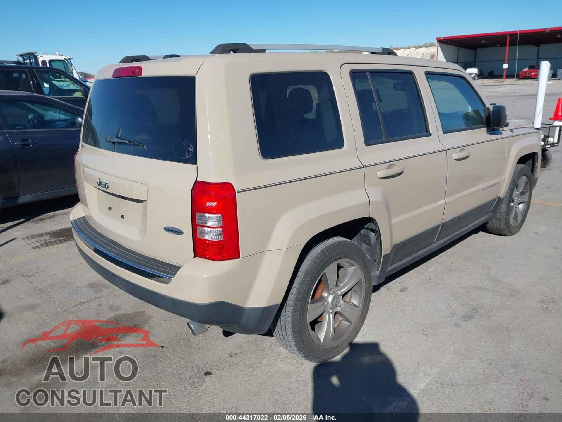 JEEP PATRIOT 2017 - 1C4NJPFA5HD211887