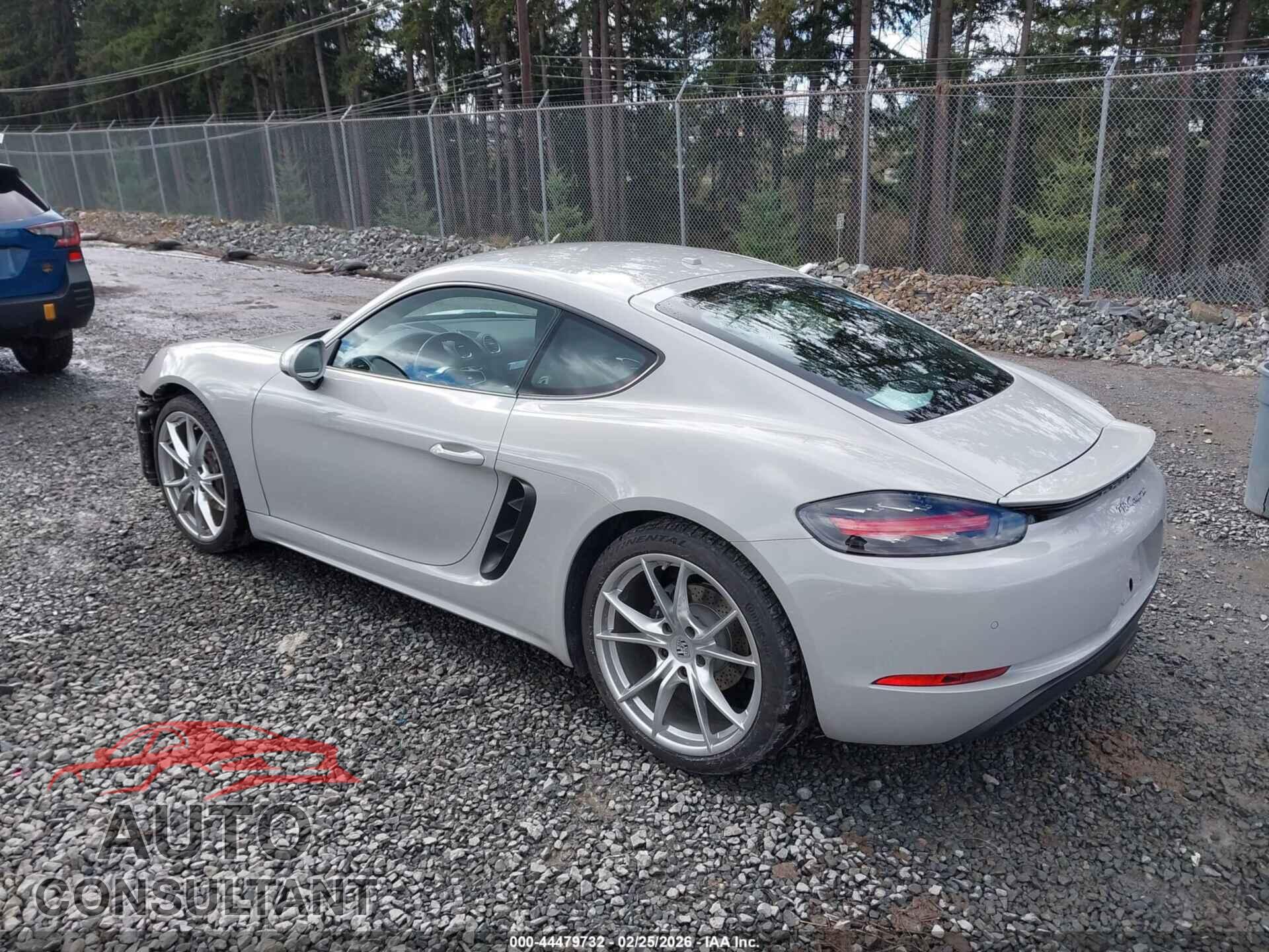 PORSCHE 718 CAYMAN 2018 - WP0AA2A80JS260325
