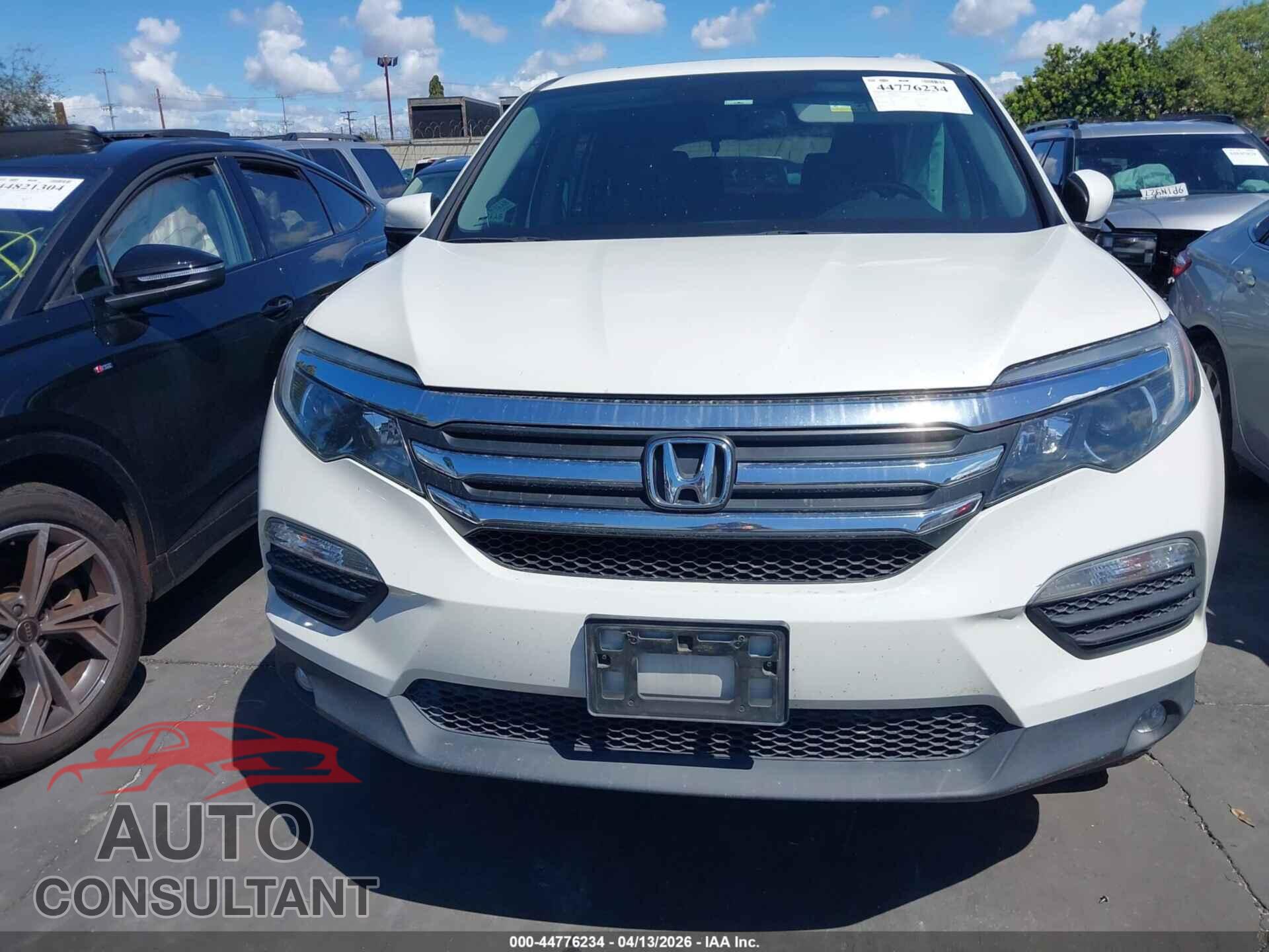 HONDA PILOT 2017 - 5FNYF5H55HB029439