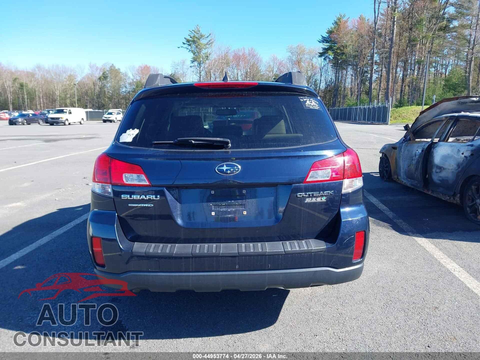 SUBARU OUTBACK 2013 - 4S4BRBKC3D3289697