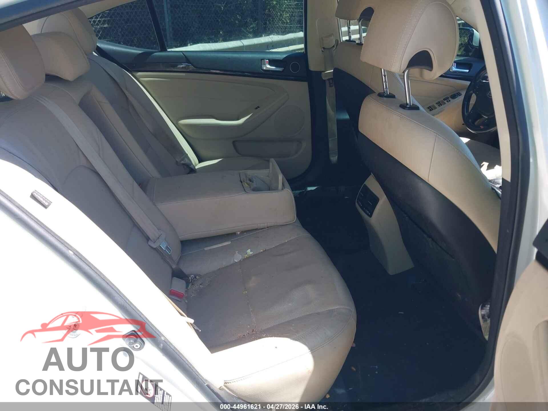 KIA CADENZA 2015 - KNALN4D72F5192575