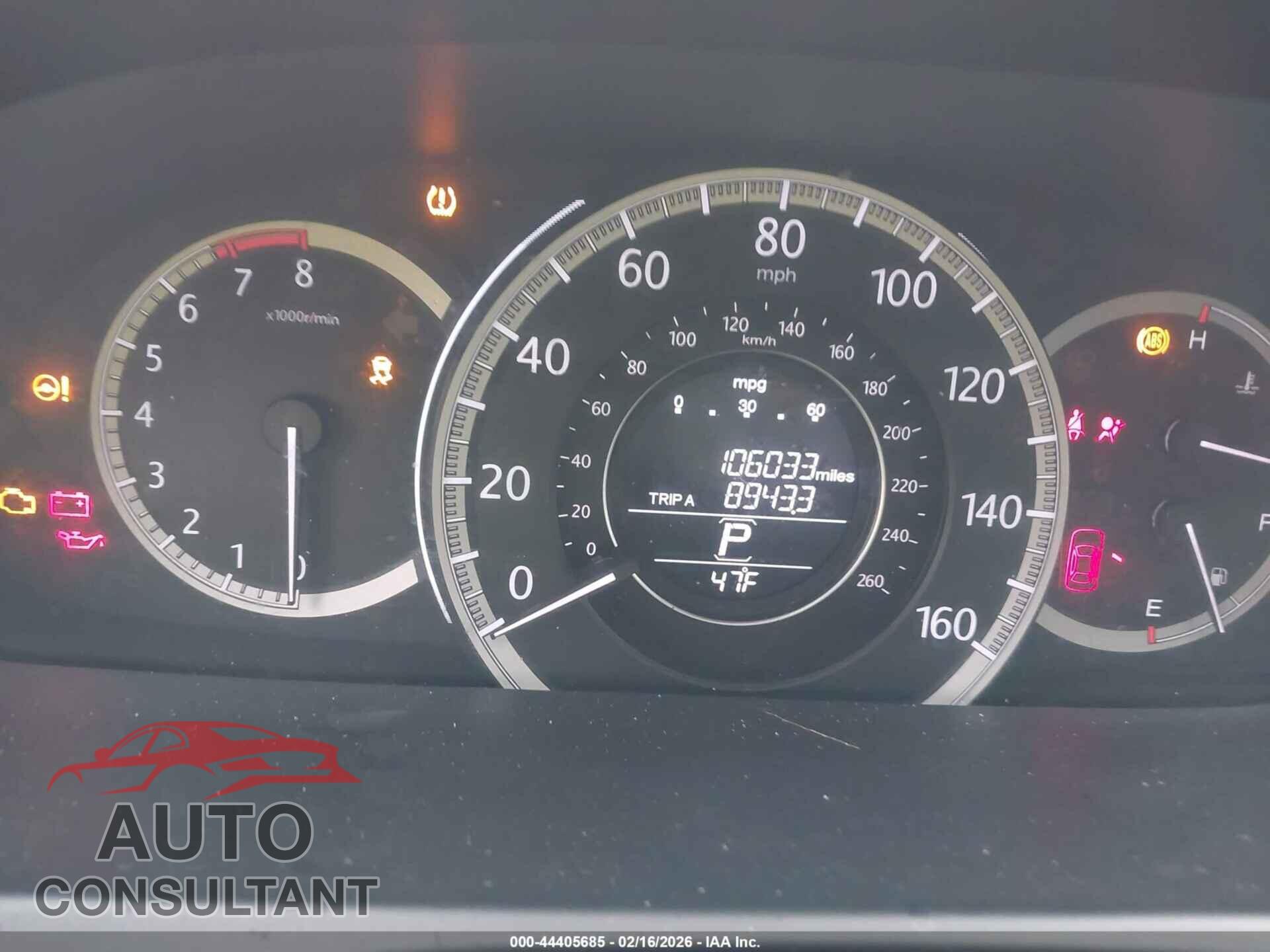HONDA ACCORD 2014 - 1HGCR2F32EA005932